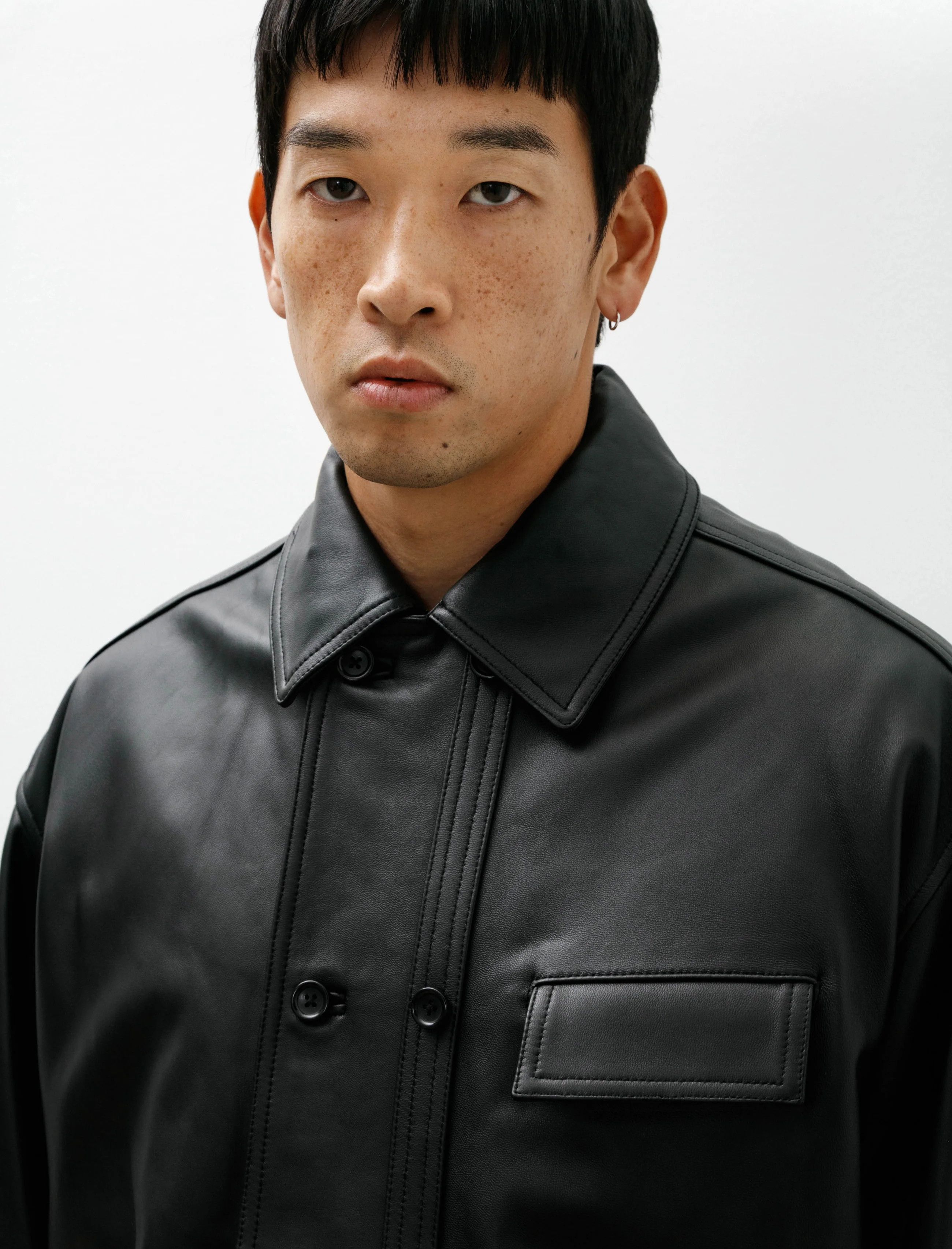 Graphpaper ($1340) Sheep Leather Corbusier Jacket Size US L / EU 52-54 / 3 - 4 Thumbnail