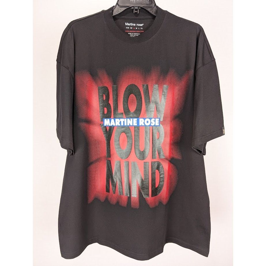 Martine Rose o1rshd1 Oversize Short Sleeve T-Shirt in Black Size US S / EU 44-46 / 1 - 2 Thumbnail