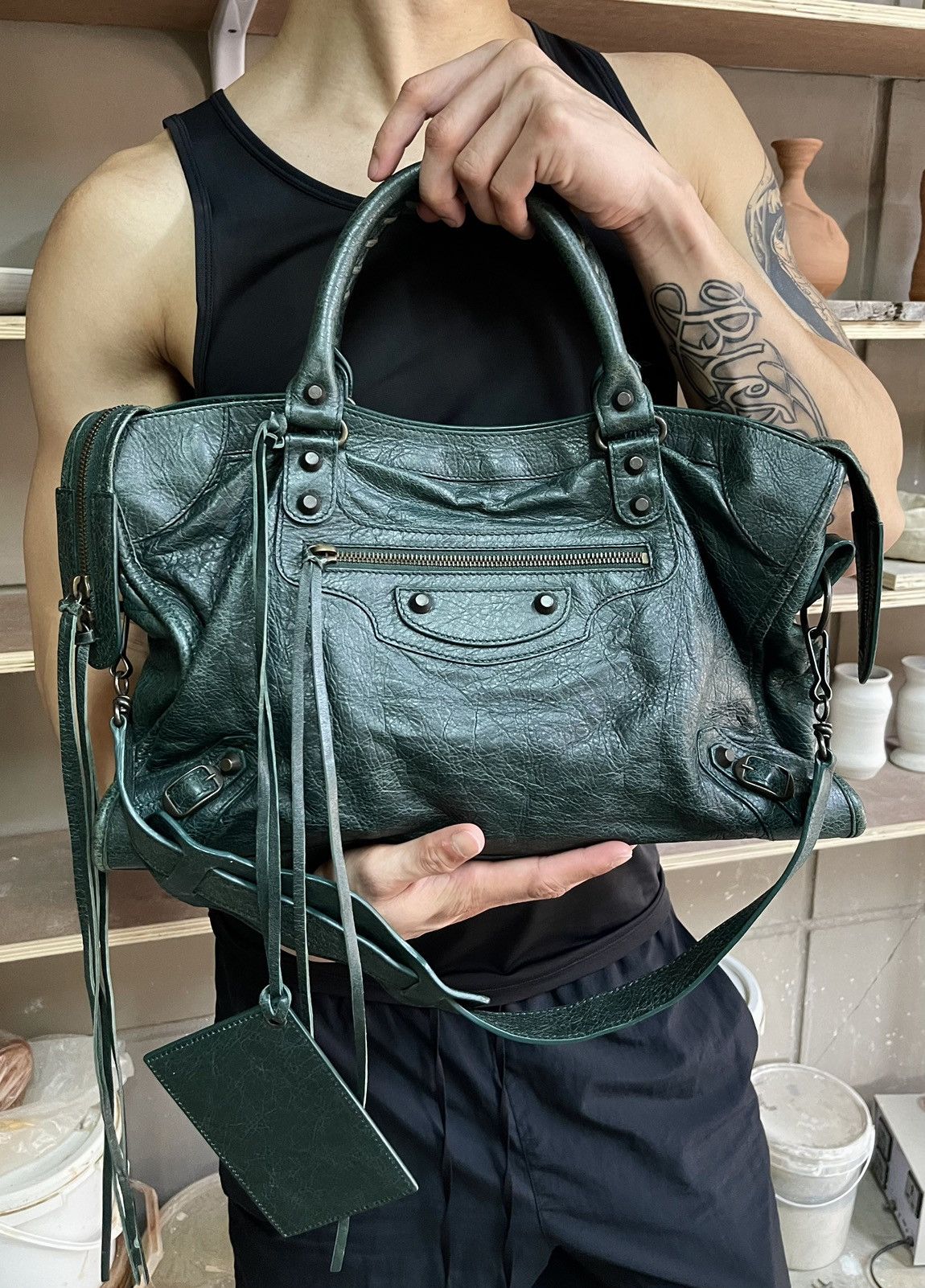 Balenciaga Balenciaga - 2000’s - Motocross - Classic City -Lambskin Bag Size ONE SIZE - 22 Thumbnail