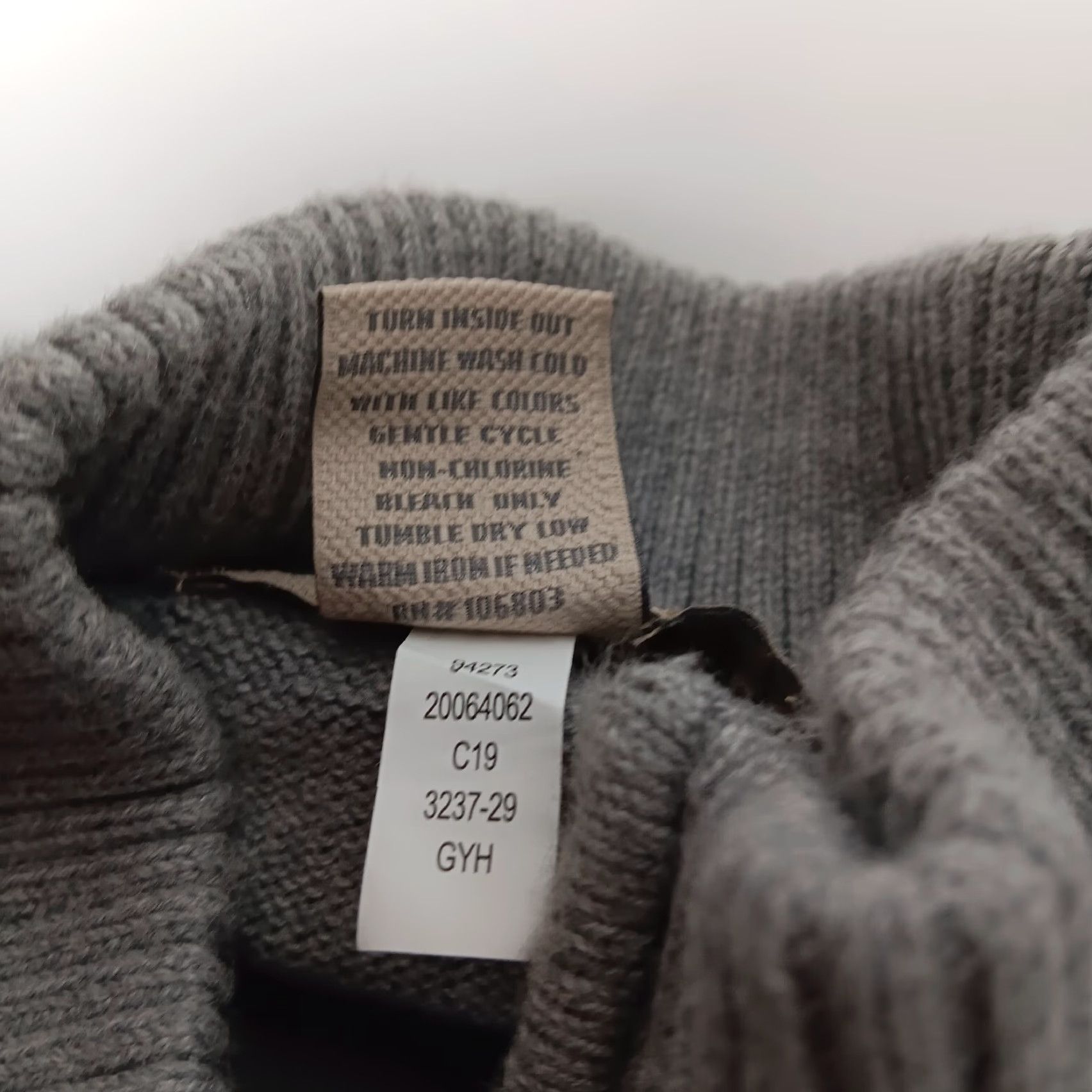 Duluth Trading Company DULUTH TRADING CO Sweater Men 2XL Pullover Mock Neck Classic Gray Knit 1/4 Zip Cotton Nylon Regular Size 2XL Mens Size US XXL / EU 58 / 5 - 6 Thumbnail