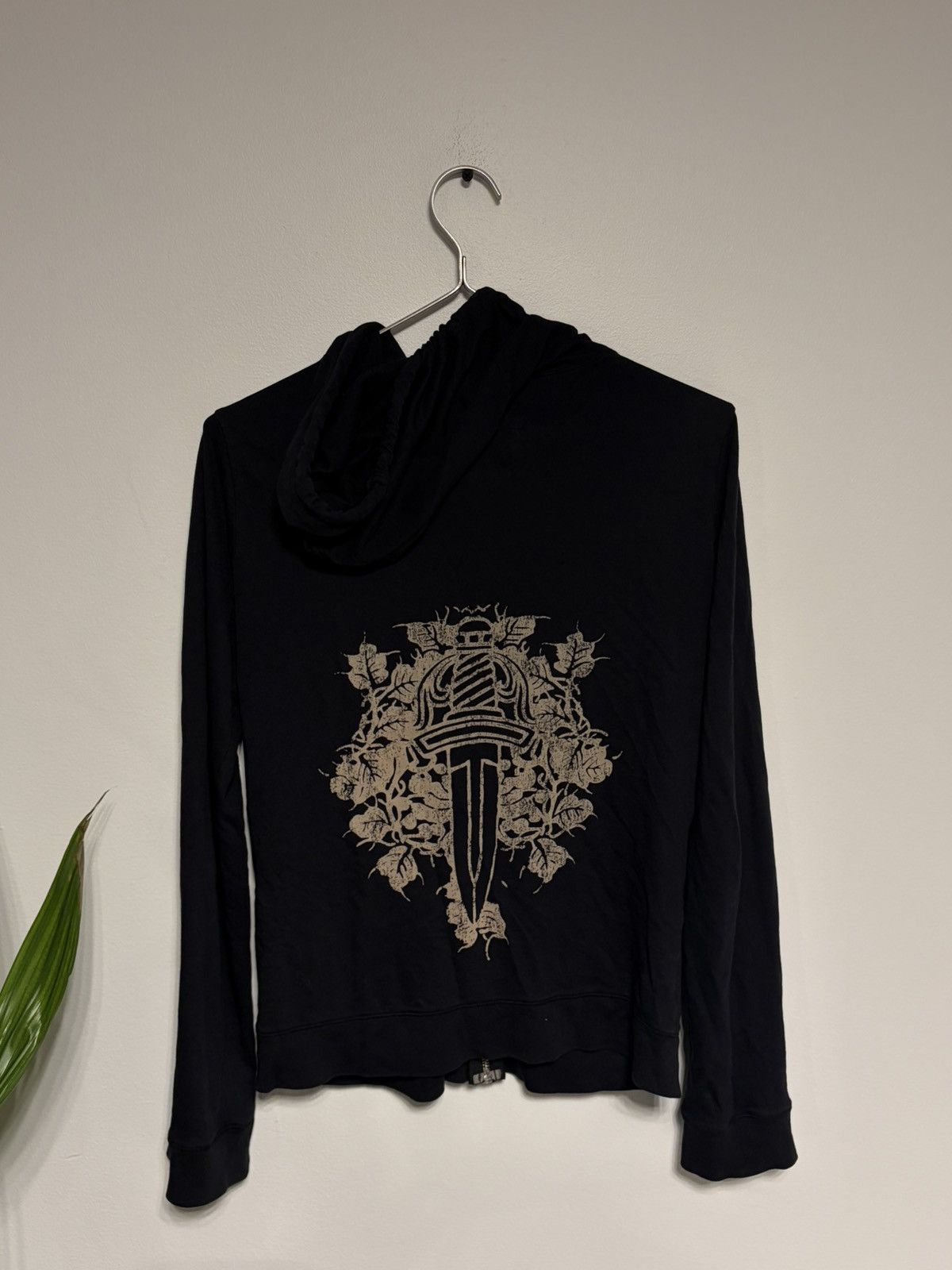 Chrome Hearts Chrome Hearts Womens Dagger Logo Zip Up Hoodie Size XS / US 0-2 / IT 36-38 - 1 Thumbnail