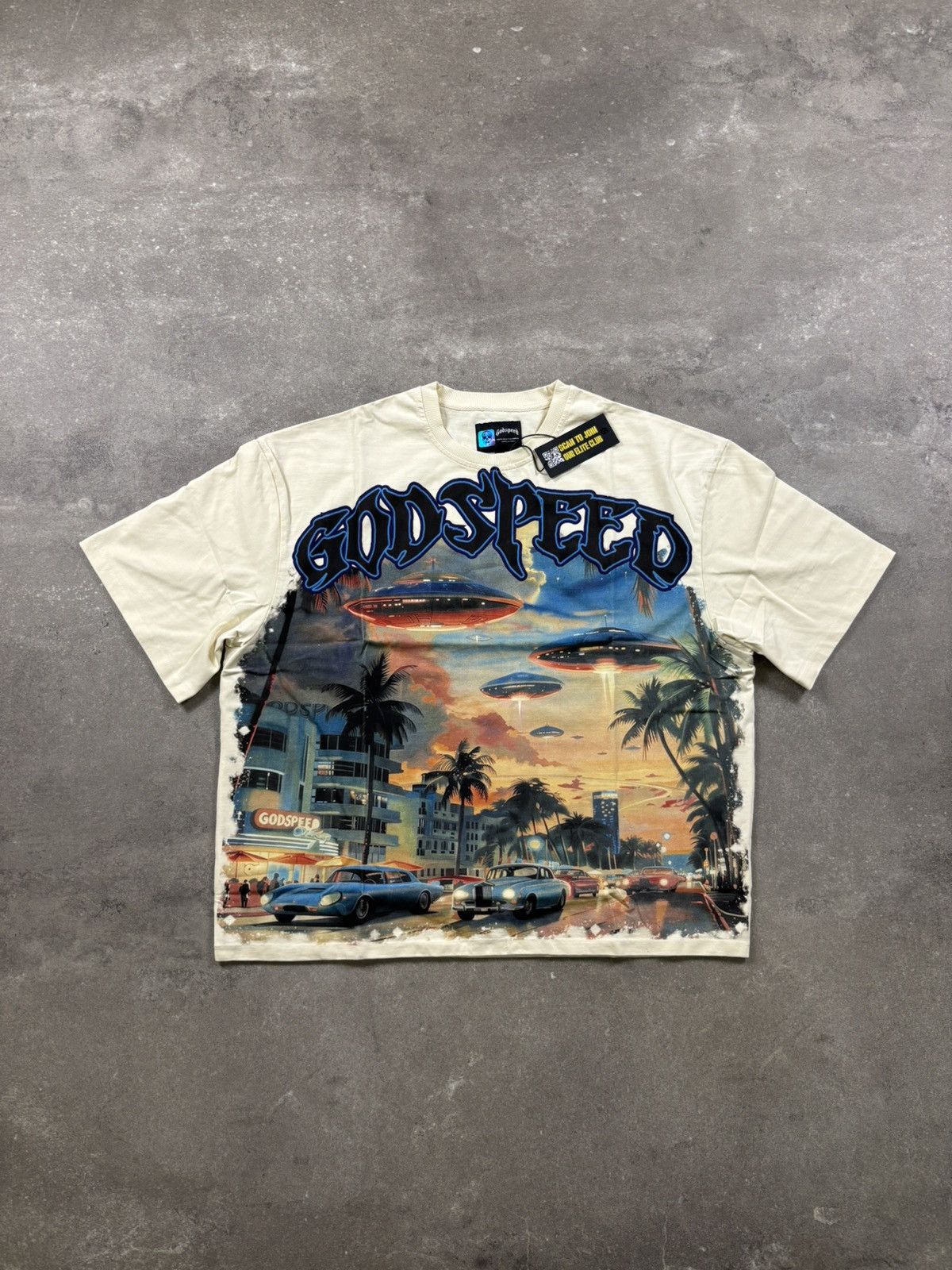 Godspeed Godspeed Miami UFO Shirt, Cream Size US M / EU 48-50 / 2 - 1 Thumbnail