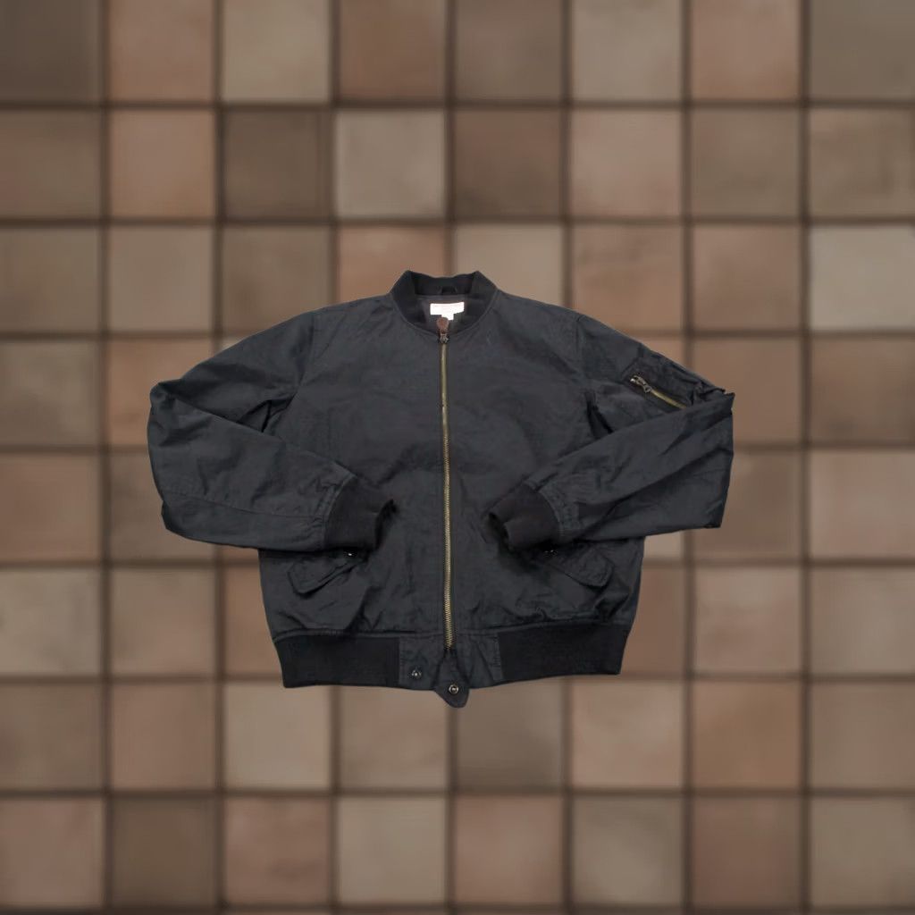 Wallace & Barnes Wallace & Barnes Jacket Mens S Black Lightweight Windbreaker Full Zip Pockets Logo Knit Nylon Lining Polyester XP Size US S / EU 44-46 / 1 - 1 Thumbnail