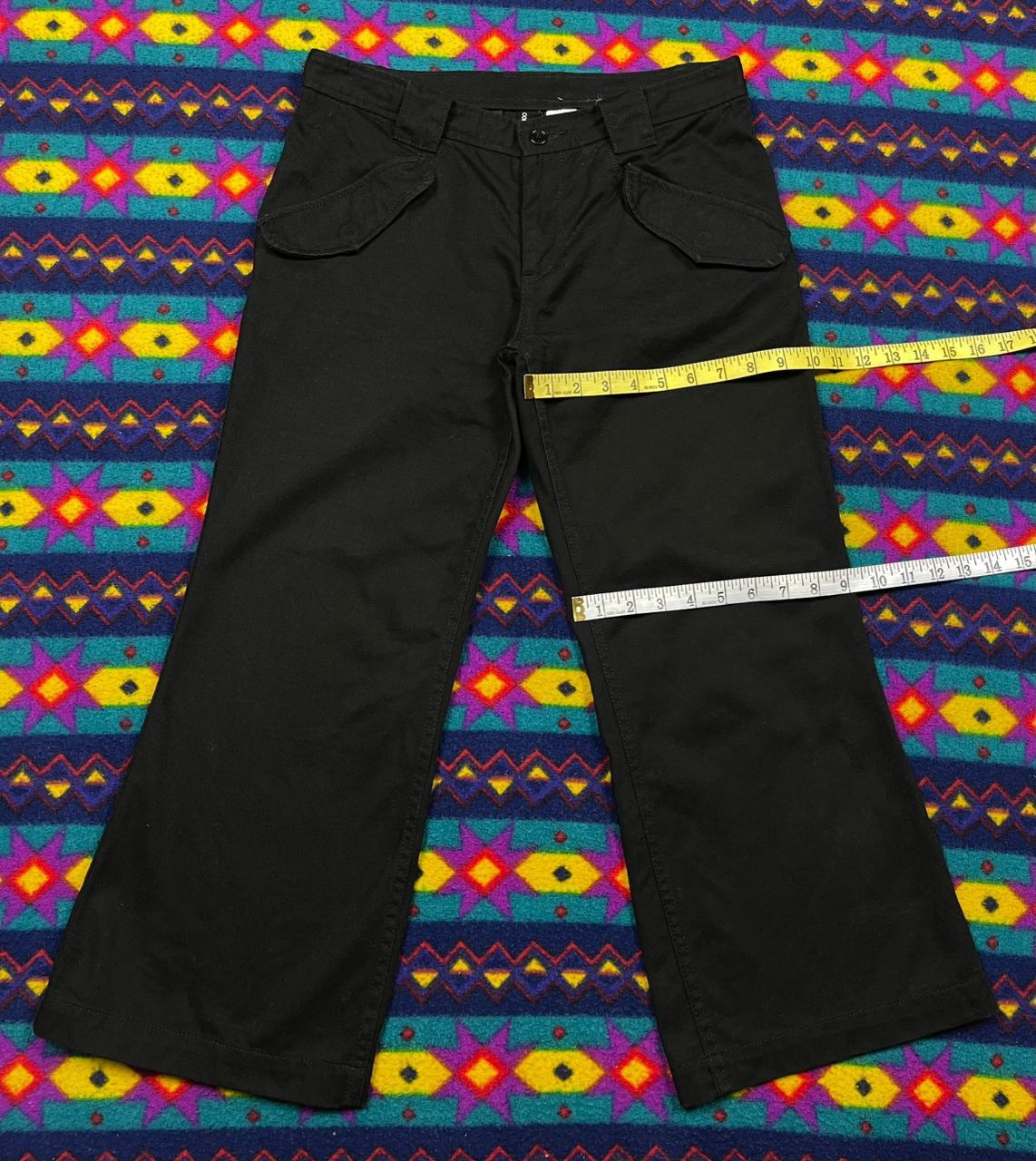Designer × Japanese Brand × Tricot Comme des Garcons AD2002 Tricot Comme Des Garcons Cropped Wide Leg Pant Size 30" / US 8 / IT 44 - 19 Thumbnail