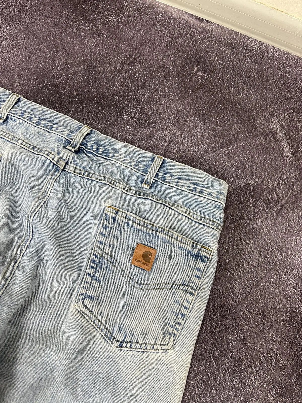 Carhartt × Vintage Vintage Carhartt Light Blue American Denim Hype Jeans Size US 38 / EU 54 - 7 Thumbnail