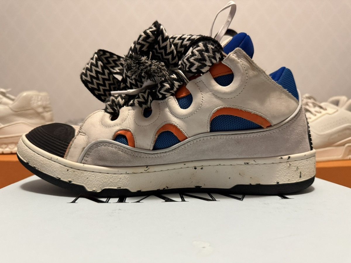 Lanvin Lanvin Curb Sneaker Orange Blue Size US 11 / EU 44 - 5 Thumbnail