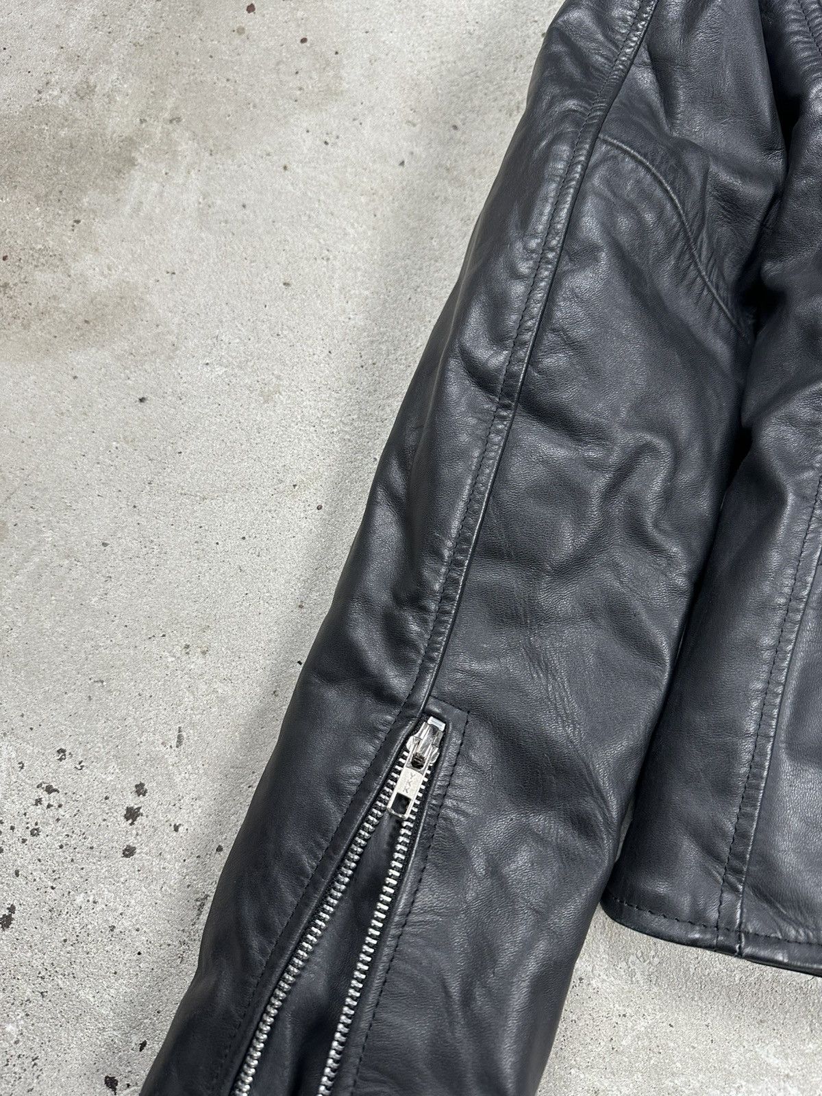 Other Vintage Y2K Ramones Black Moto Biker Leather Jacket Heavy Size US S / EU 44-46 / 1 - 15 Thumbnail