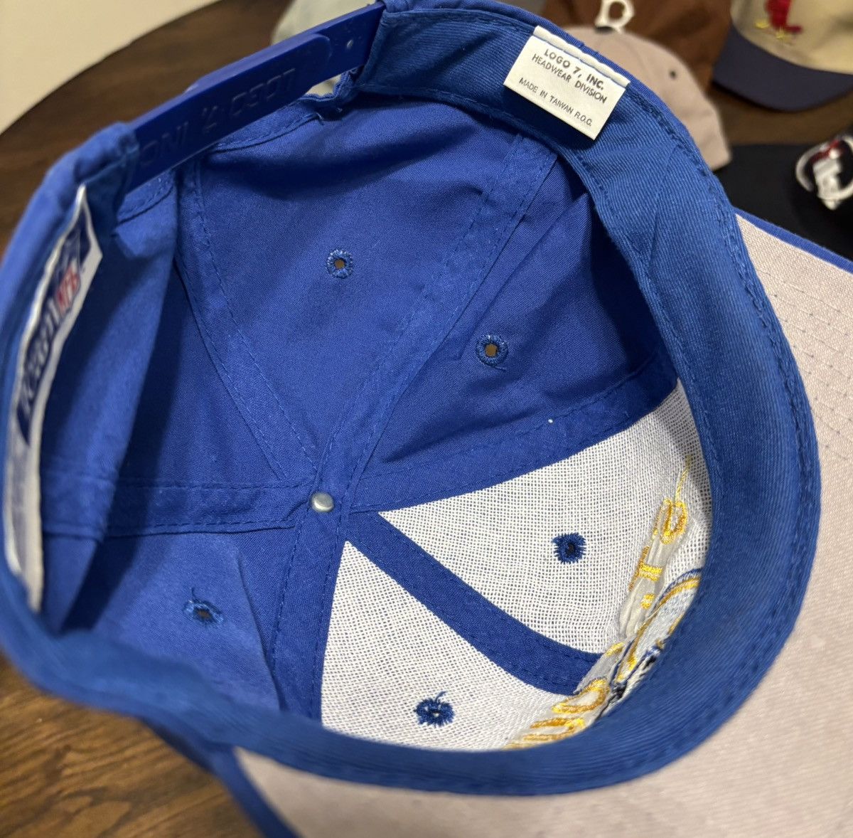 NFL × Vintage Vintage St Louis Rams NFL Logo 7 Snapback Hat Size ONE SIZE - 6 Thumbnail
