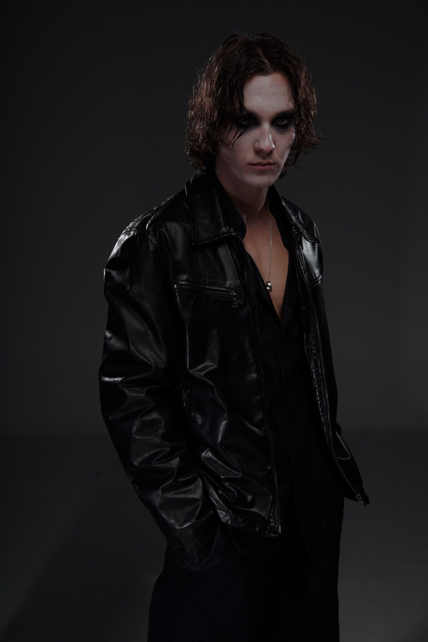 image of 2008 Vintage Prada Leather Jacket in Black, Men's (Size Medium)