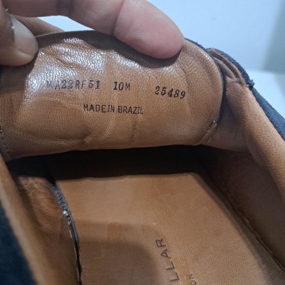 Peter Millar Peter Millar Vantage Men's Navy Suede Sneakers Lace Up Retro Size US 10 / EU 43 - 10 Thumbnail