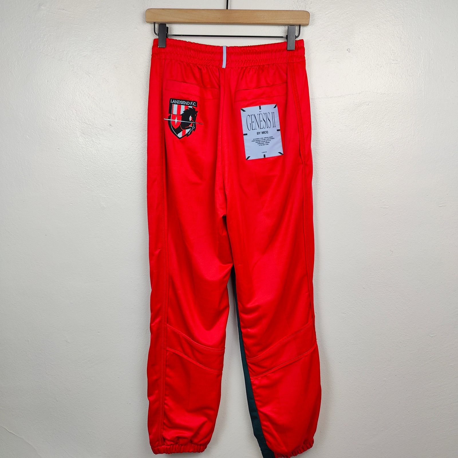 Other McQ Alexander McQueen Track Pants Mens Small Red Green Size US 30 / EU 46 - 7 Thumbnail