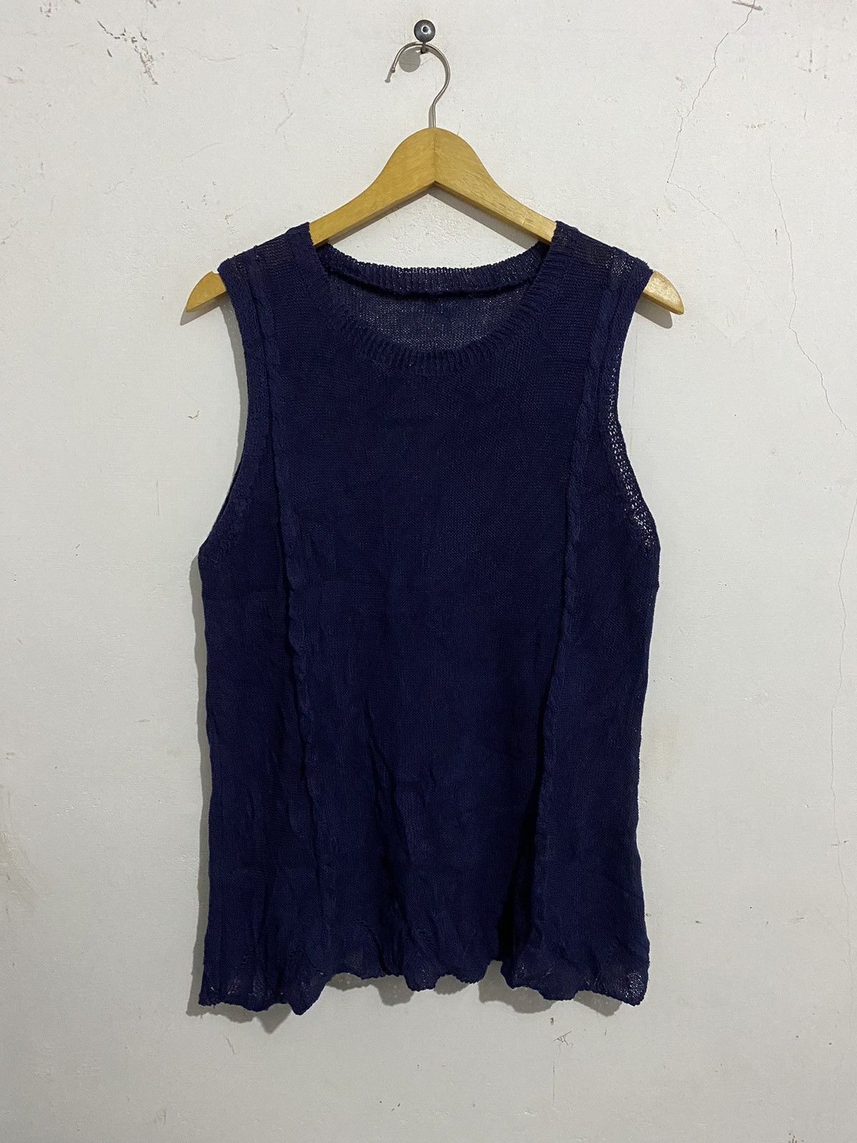 Issey Miyake 💸BINDINGOFFER💸 Unknown Tanktop Knitted Isseymiyake Styled Size US M / EU 48-50 / 2 - 1 Thumbnail