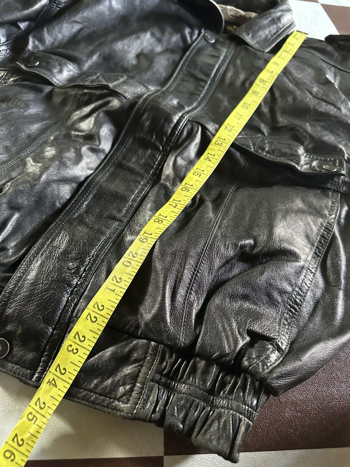Vintage leather jacket Size US L / EU 52-54 / 3 - 13 Thumbnail