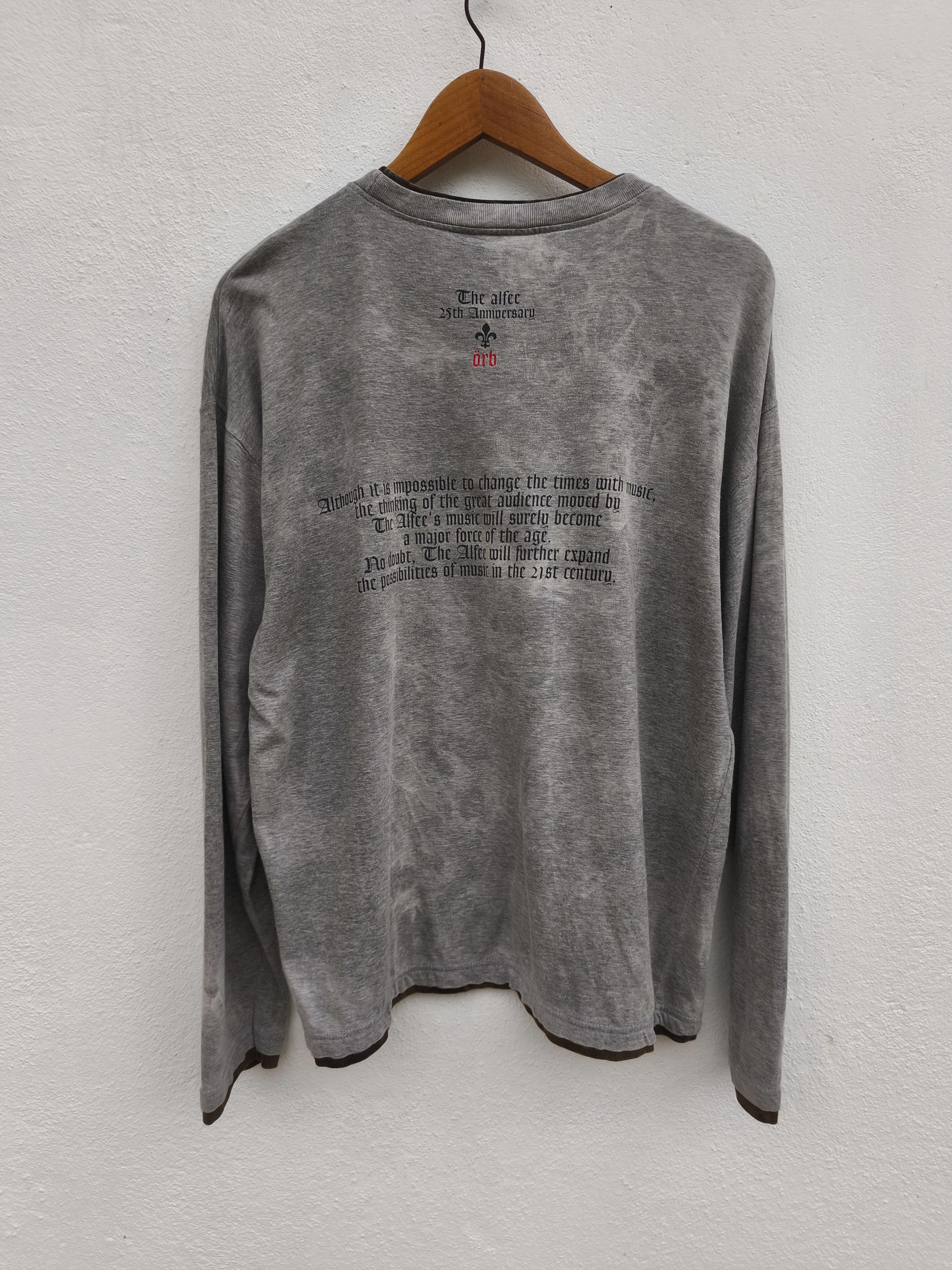 Band Tees 🔥 Vintage 99 The Alfee t shirt long sleeve 25th Anniversary Size US L / EU 52-54 / 3 - 6 Thumbnail