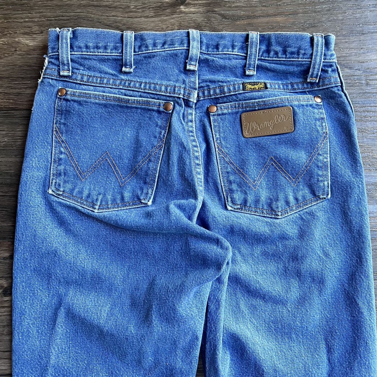 Wrangler Made in Mexico 2000s Tall & Thin Blue Denim 29x34 Size US 29 - 7 Thumbnail