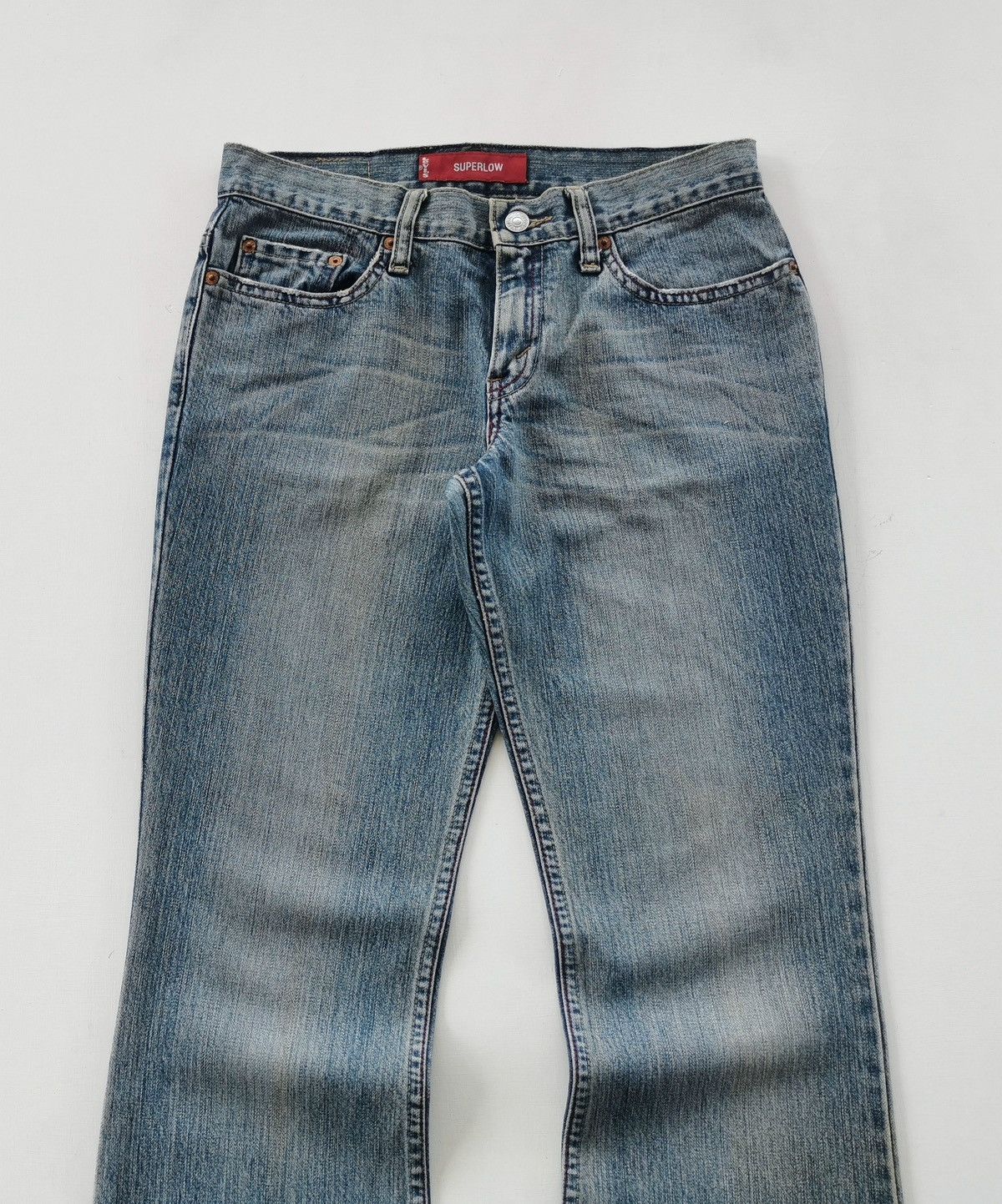 Levi's Superlow Bootcut Vintage Levis 518 Denim Jeans Size 29" - 3 Thumbnail
