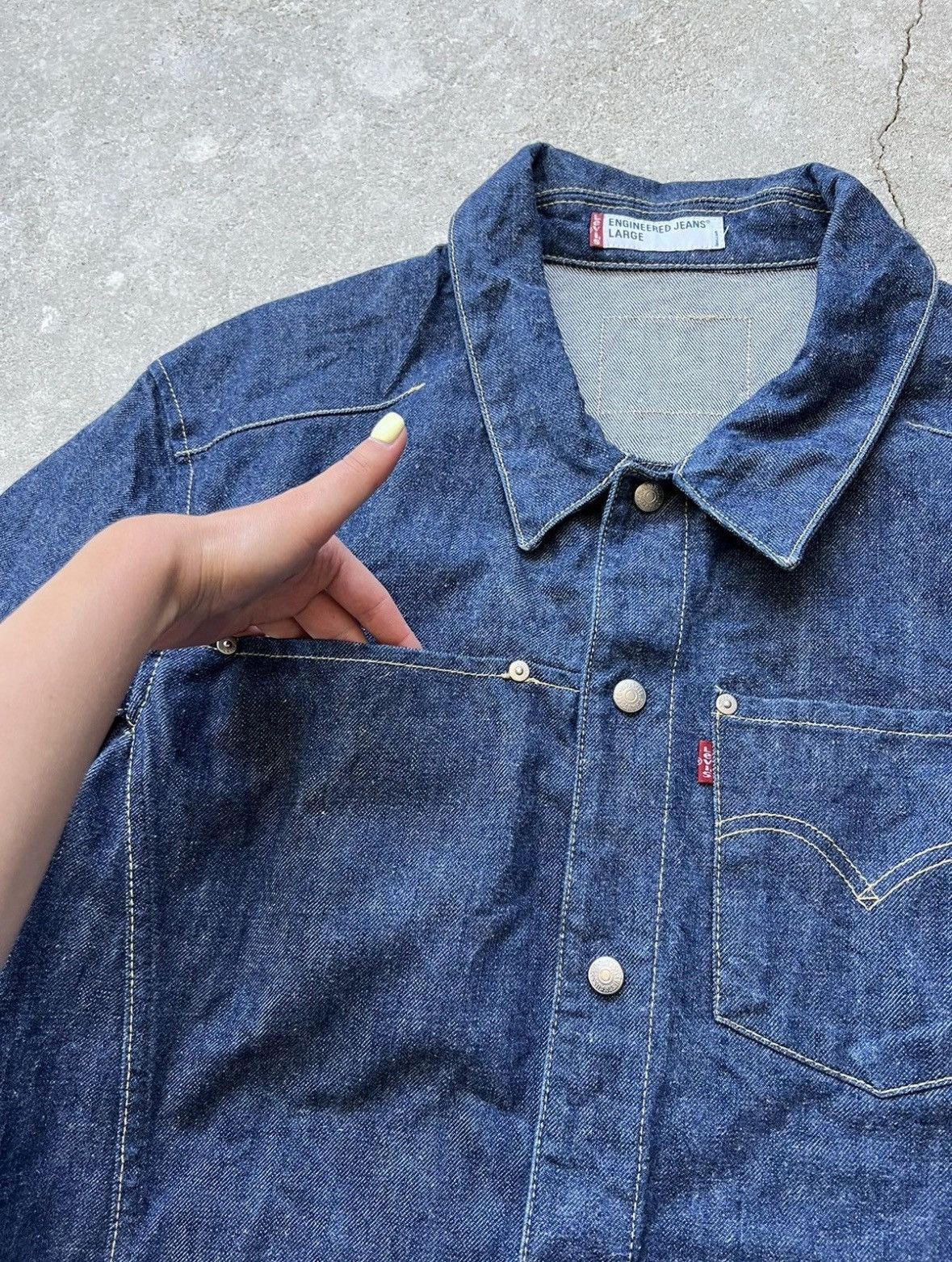 Levi's Vintage Clothing Vintage Levi’s engineered Denim Jacket Size US L / EU 52-54 / 3 - 6 Thumbnail