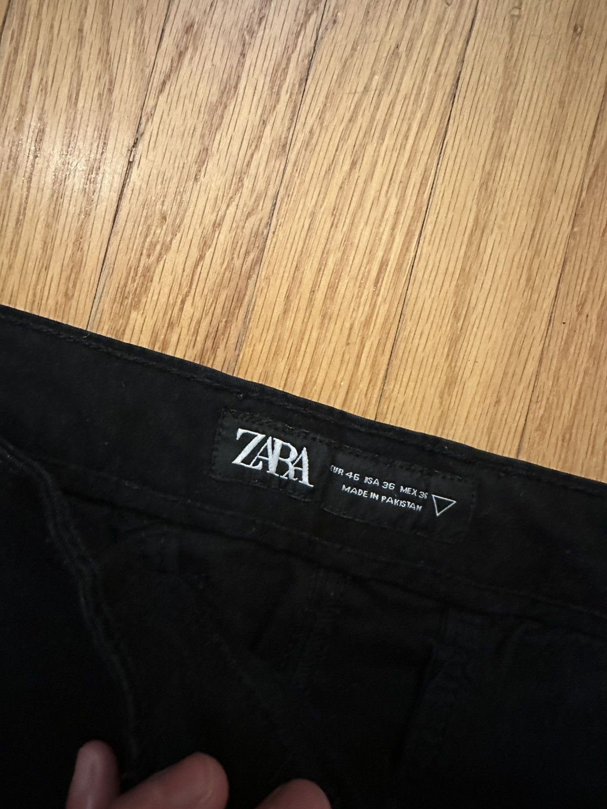 Zara Zara Men’s Black Pants Size US 36 / EU 52 - 2 Thumbnail