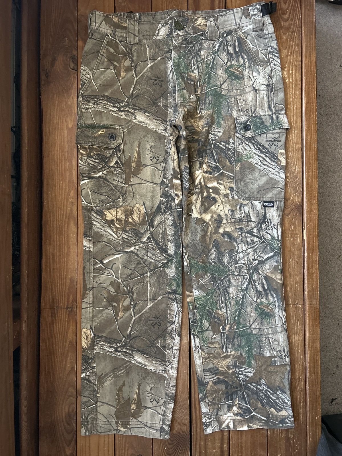Realtree × Vintage Vintage Guide Series Real Tree Camo Cargo Pants Size US 34 / EU 50 - 1 Thumbnail