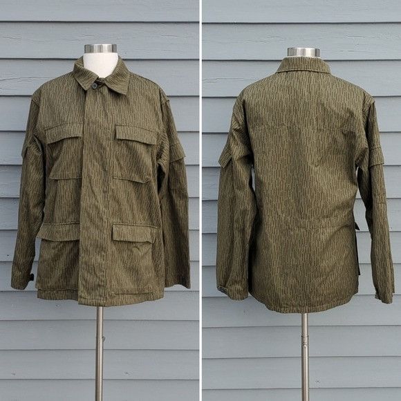Vintage East Germany Raindrop Rain Camo Camouflage Military Coat Size US M / EU 48-50 / 2 - 5 Thumbnail