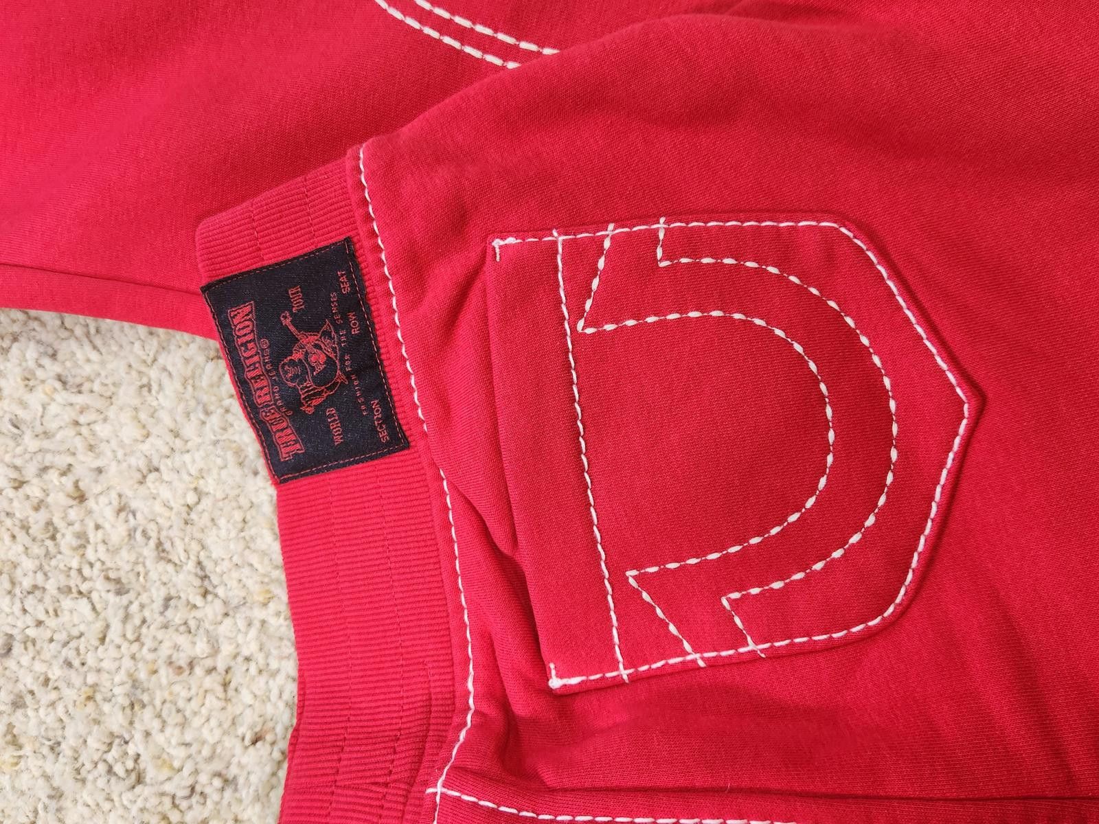 True Religion NEW True Religion Pull-On Flare Jeans Red Anniversary Medium Size 32" / US 10 / IT 46 - 2 Thumbnail