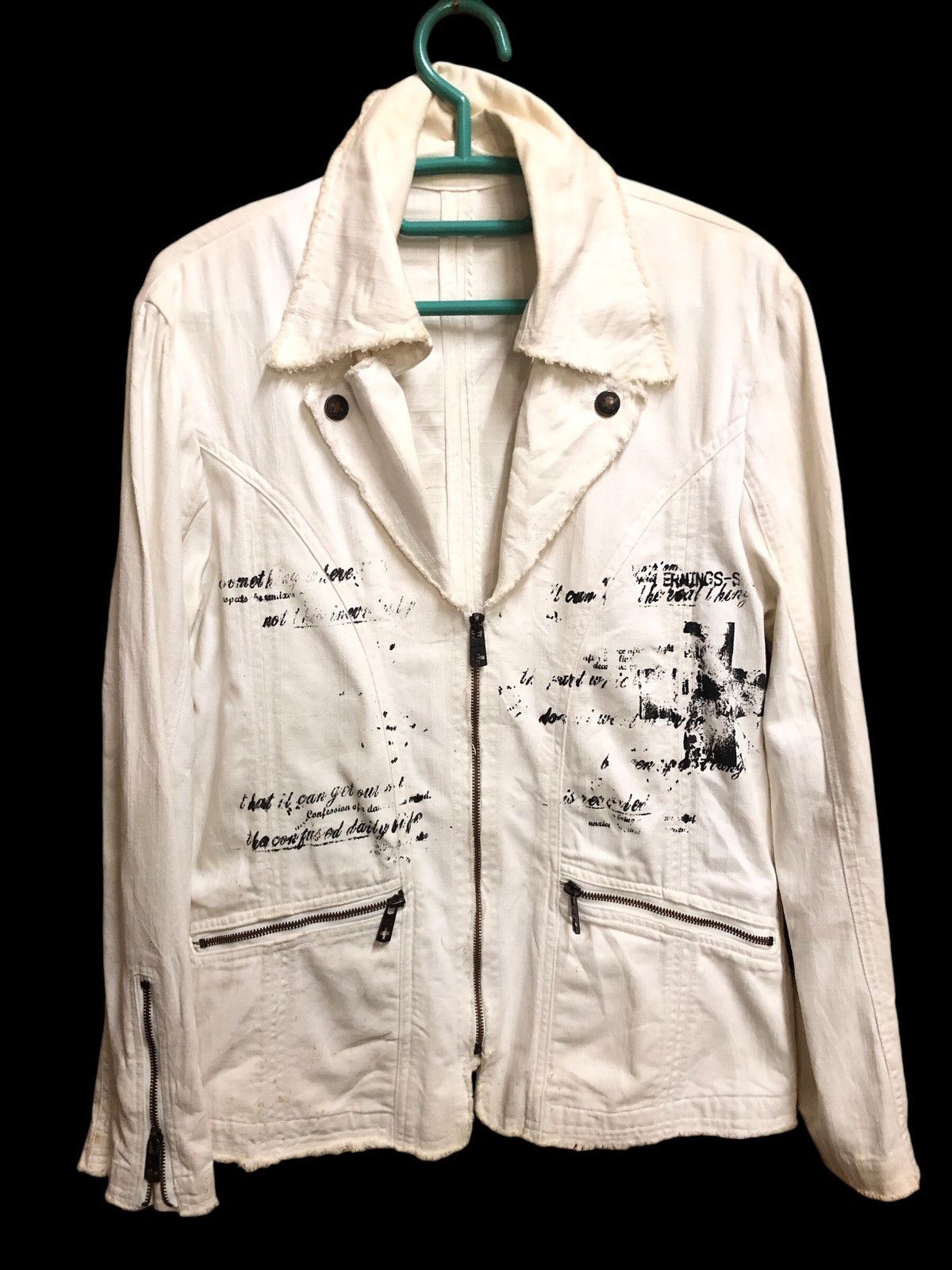 If Six Was Nine Berning Shoe Punk Rockabilly Rusty Mud Max denim Jacket Size US M / EU 48-50 / 2 - 1 Thumbnail
