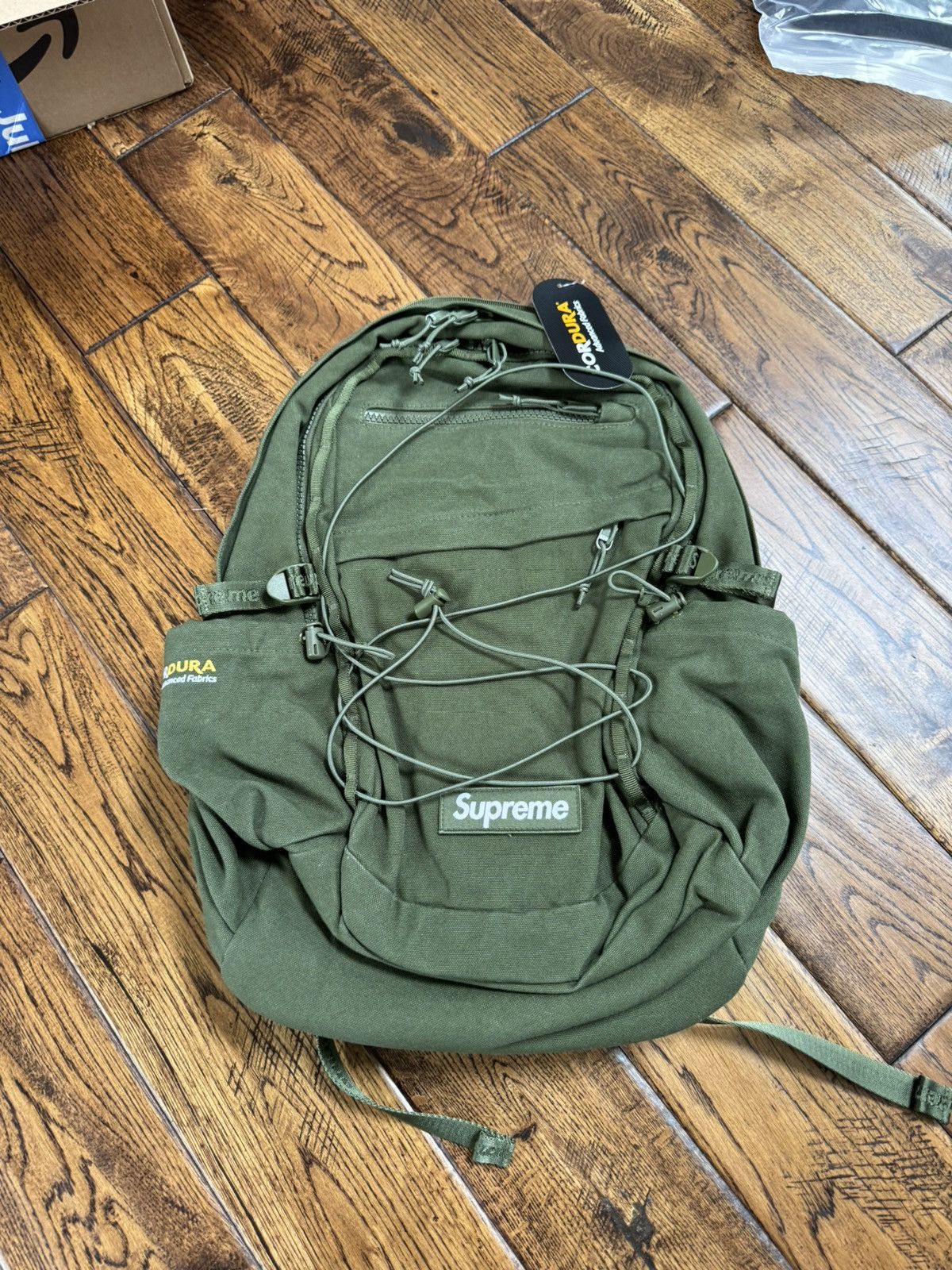 Supreme Supreme Backpack Cordura Canvas Olive Green SS25 | Grailed