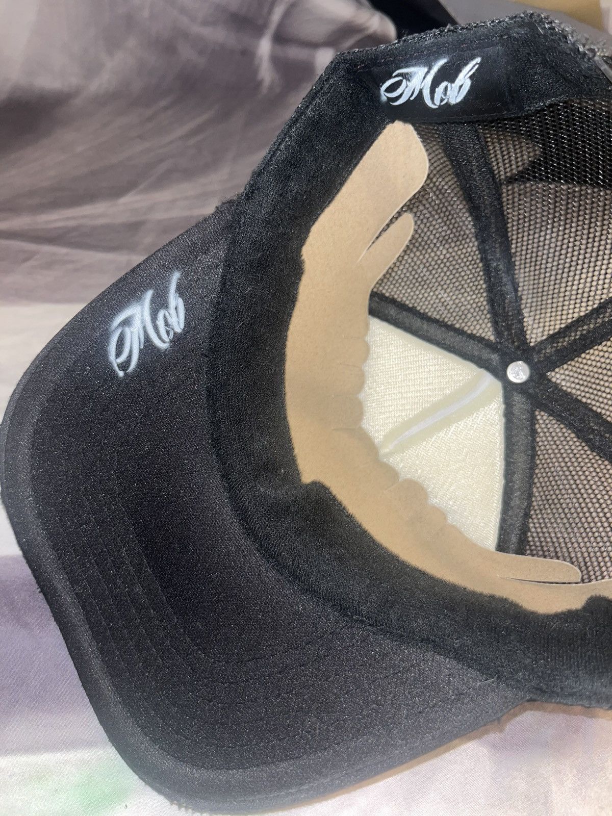 Other GODS GIFT Airbrushed 5 panel SnapBack Trucker Hat handpaintd Size ONE SIZE - 6 Thumbnail