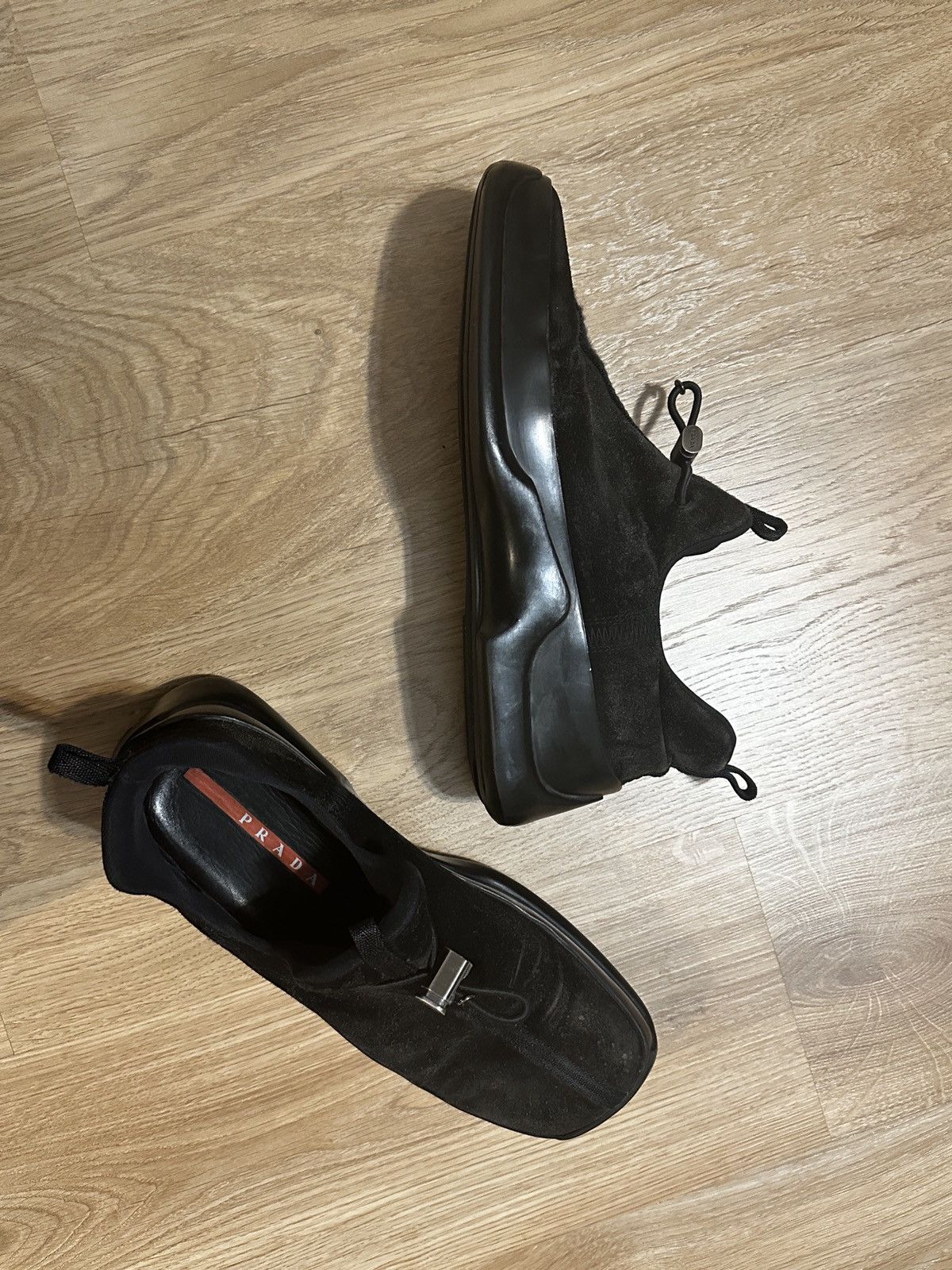 Prada A/W 1999 Rare Suede Hiking Boots