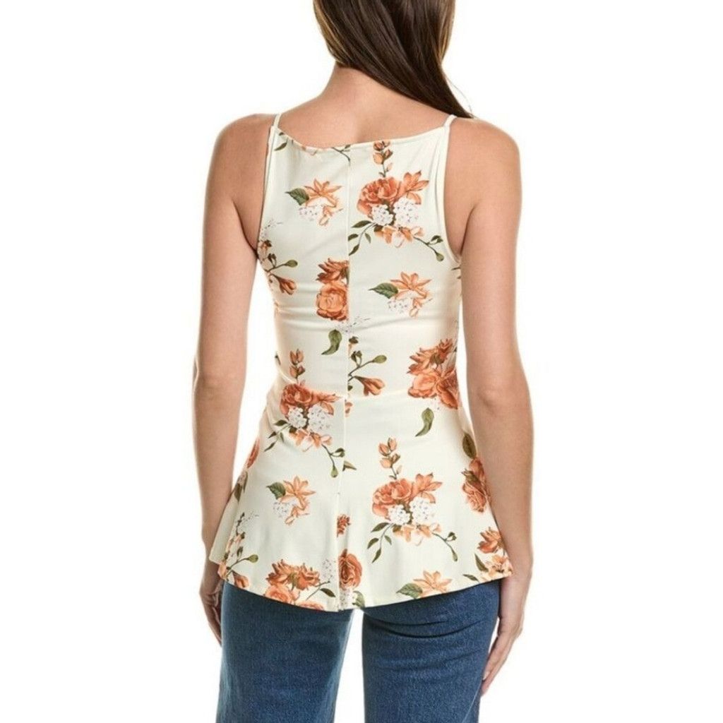 WeWoreWhat NWT WeWoreWhat High Neck Fly Away Floral Print Top Size M / US 6-8 / IT 42-44 - 2 Thumbnail