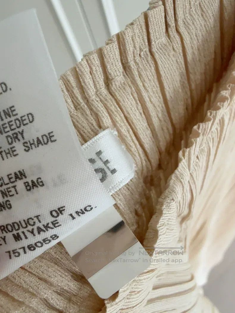 Issey Miyake Issey Miyake Disc-shaped Irregular Pants Light Beige Size 25" / US 0 / IT 36 - 5 Thumbnail