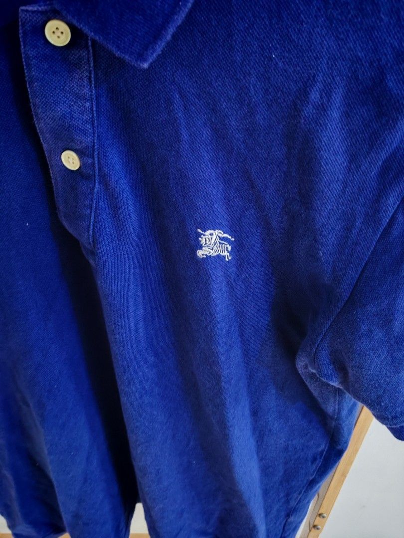 Burberry Burberry Black Label Blue Polo Shirt Logo Size 3 Size US M / EU 48-50 / 2 - 3 Thumbnail