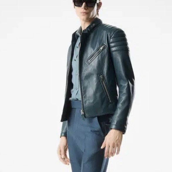 Tom Ford Tom Ford Leather Jacket in Large Size US L / EU 52-54 / 3 - 2 Thumbnail
