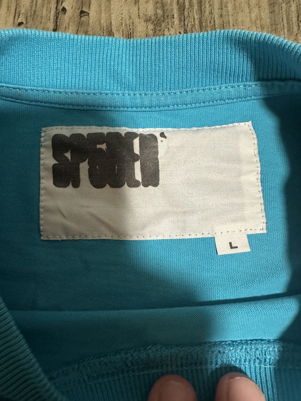 Sp5der Spider Worldwide Beluga LS Tee “Ocean Blue” Size US L / EU 52-54 / 3 - 8 Thumbnail