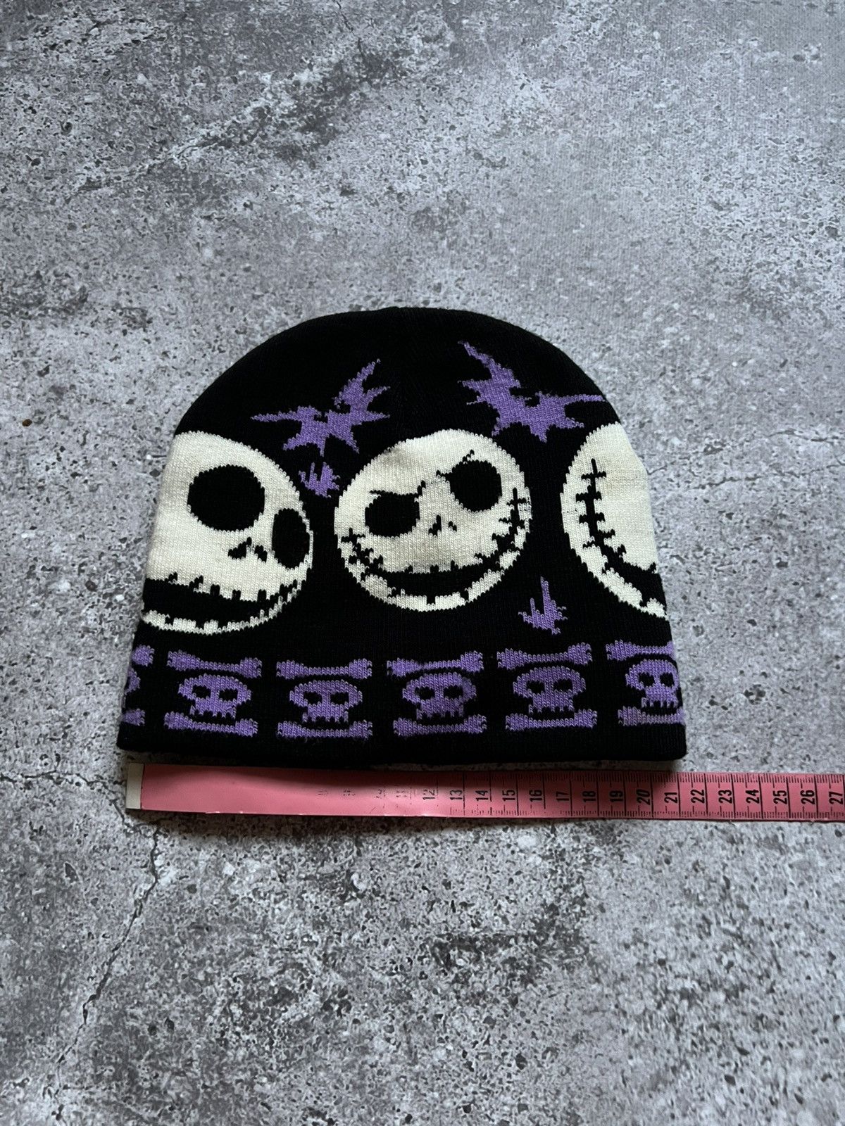 Vintage The Nightmare before Christmas Style Beanie Hat Size ONE SIZE - 11 Thumbnail