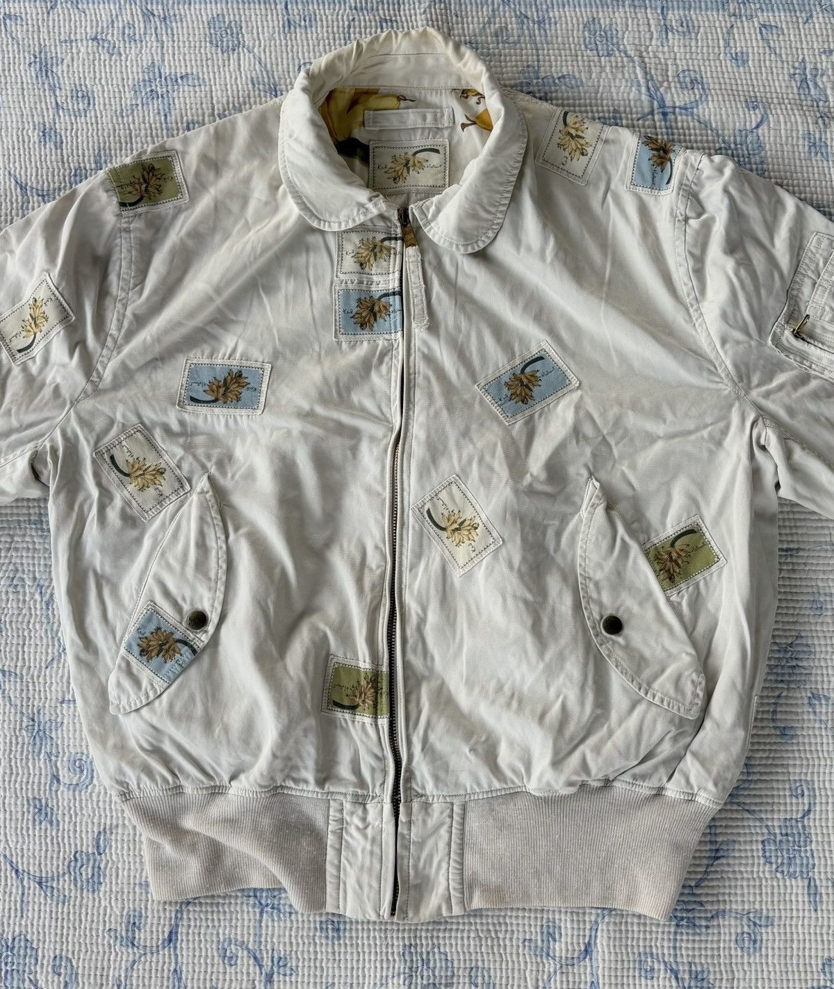 Karl Helmut Karl Helmut Bomber Flower Patch Jacket Size US L / EU 52-54 / 3 - 4 Thumbnail