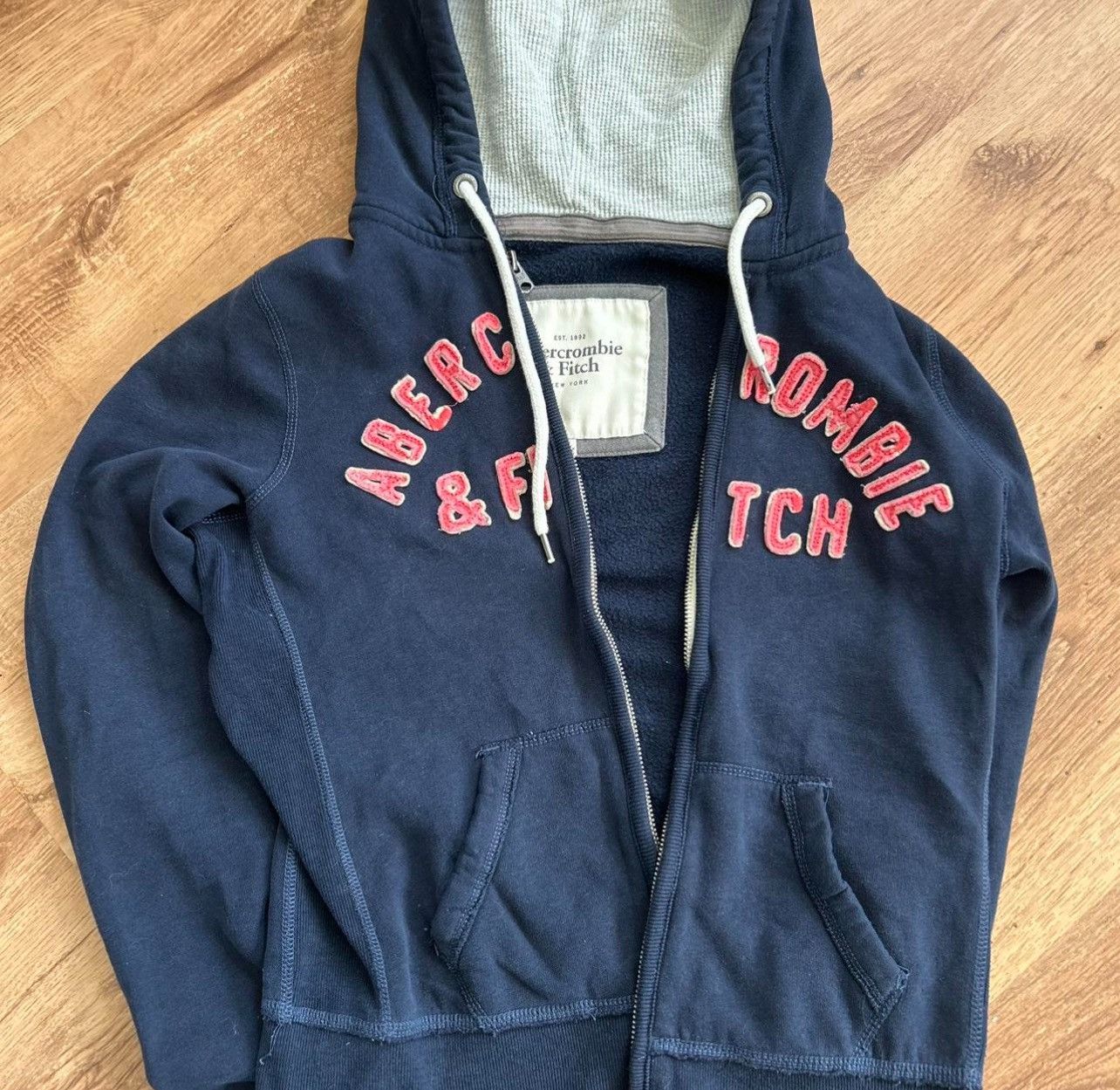 Abercrombie & Fitch Classic A&Fitch zip up hoodie Size S / US 4 / IT 40 - 1 Thumbnail
