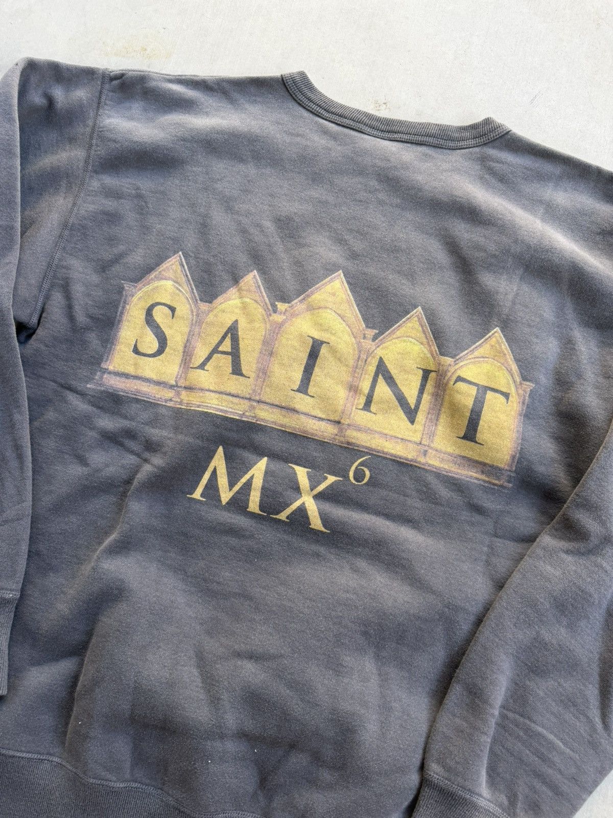 Saint Michael Saint Michael Face Logo Crewneck – Black New With Tags Large Size US L / EU 52-54 / 3 - 4 Thumbnail