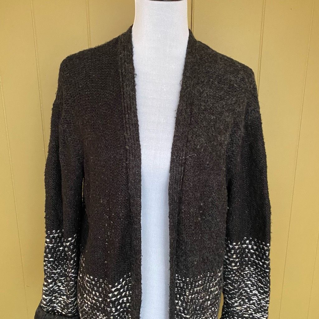 Other Universal thread women M open front Longsleeve cardigan blac Size M / US 6-8 / IT 42-44 - 3 Thumbnail