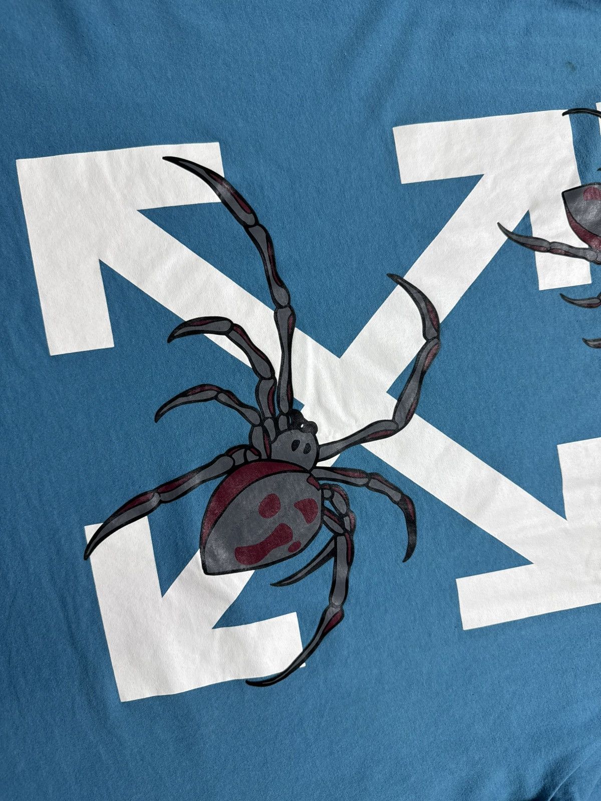 Off-White Off White Spider Luxury T Shirt Big Logo Rare Size US S / EU 44-46 / 1 - 13 Thumbnail