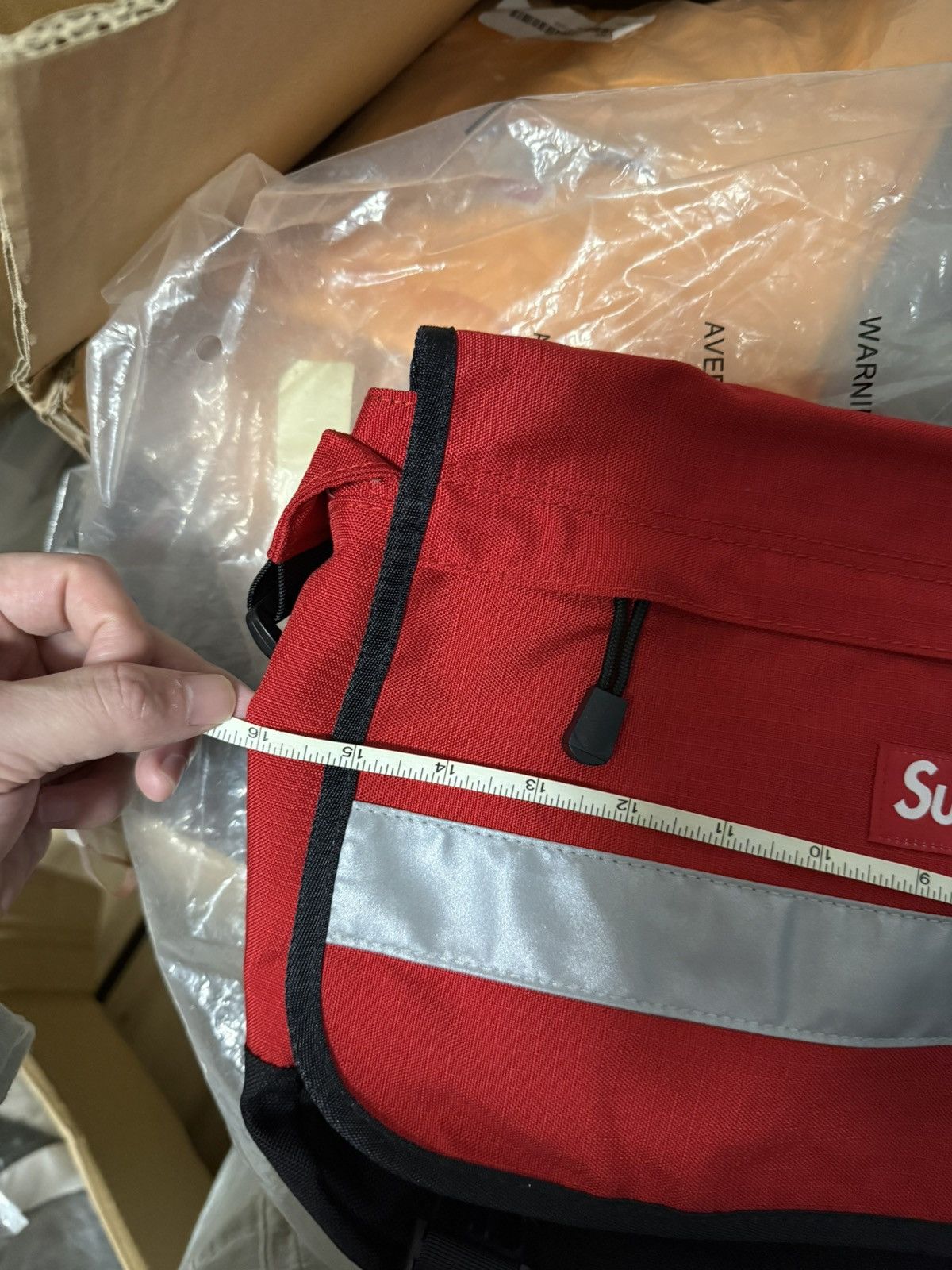Supreme Supreme ss13 3m stripe shoulder message bag Size ONE SIZE - 4 Thumbnail
