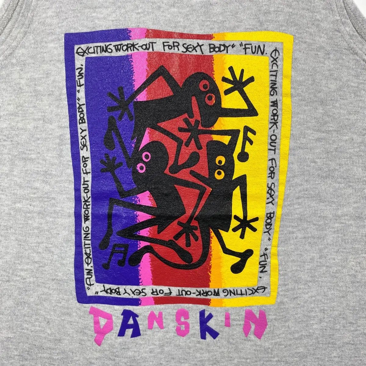 Vintage Vintage 90's DANSKIN Pop Up Graphic Keith Haring Style Size US M / EU 48-50 / 2 - 2 Thumbnail