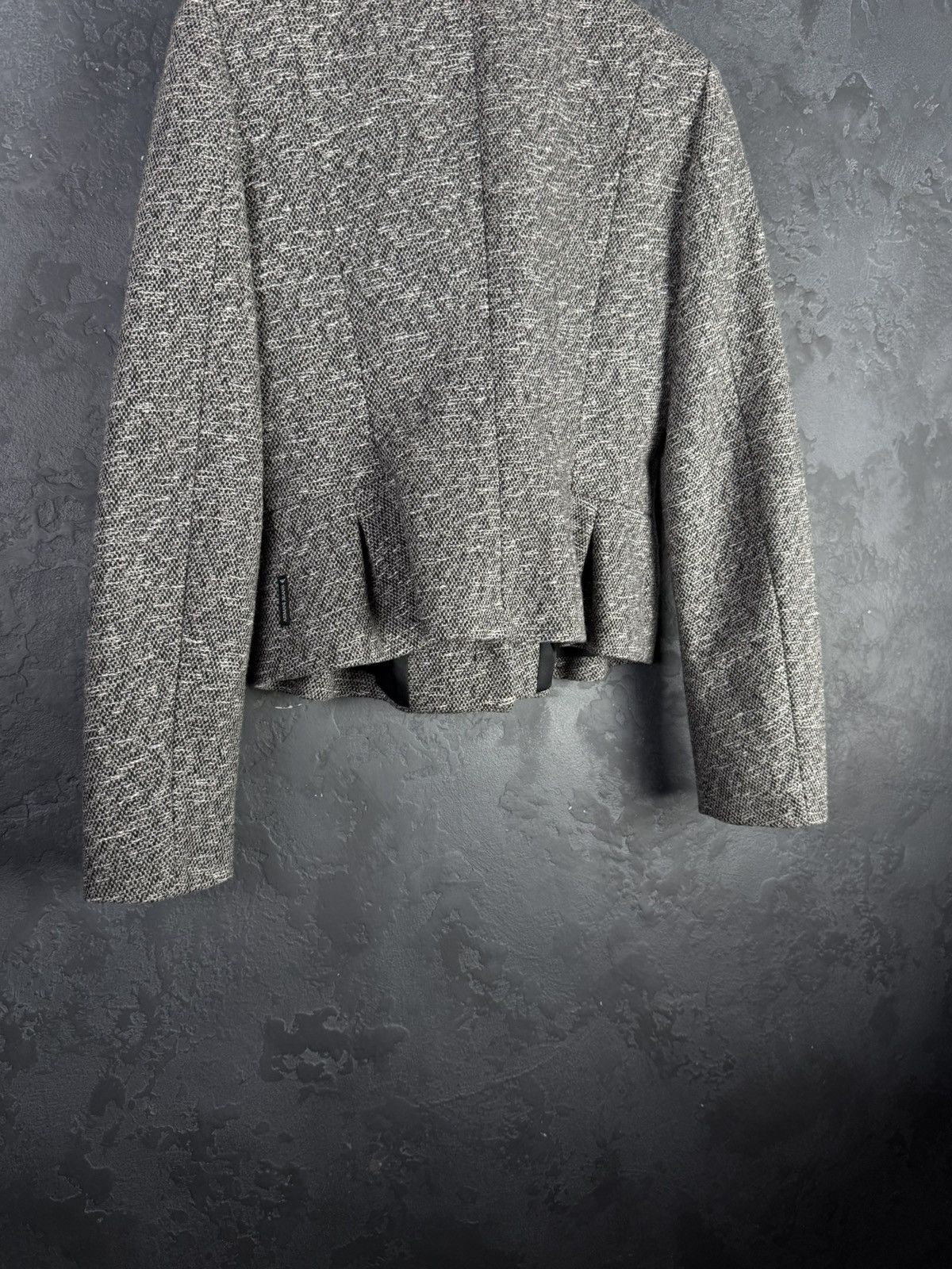 Armani × Armani Collezioni × Vintage Armani Jeans Giorgio Wool Blend Blazer Vintage Womens 44 Size M / US 6-8 / IT 42-44 - 8 Thumbnail
