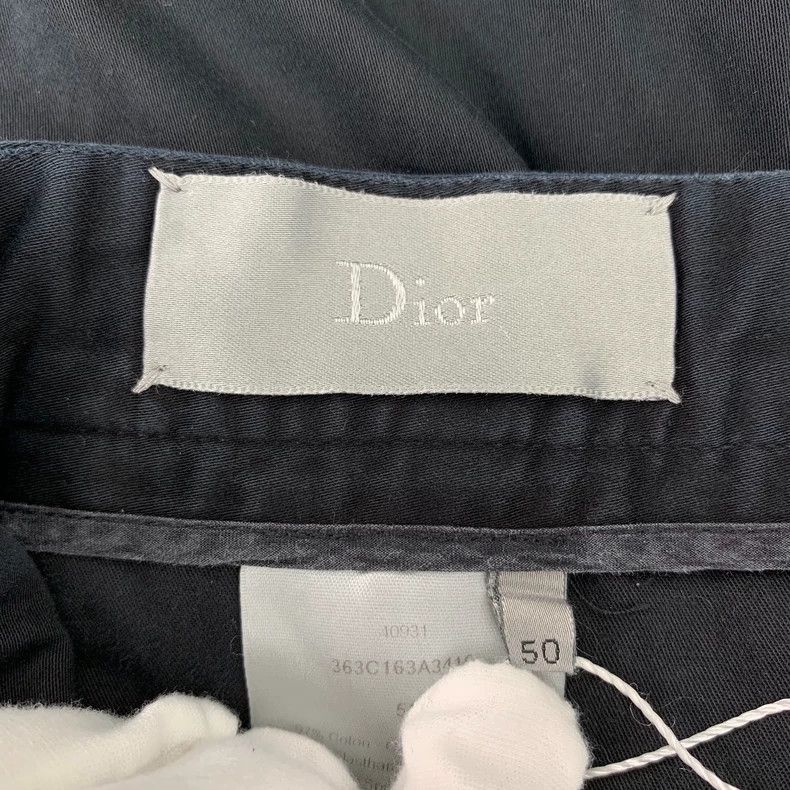 Dior Dior Black cotton casual trousers 2501-Nextarrow Size US 34 / EU 50 - 6 Thumbnail