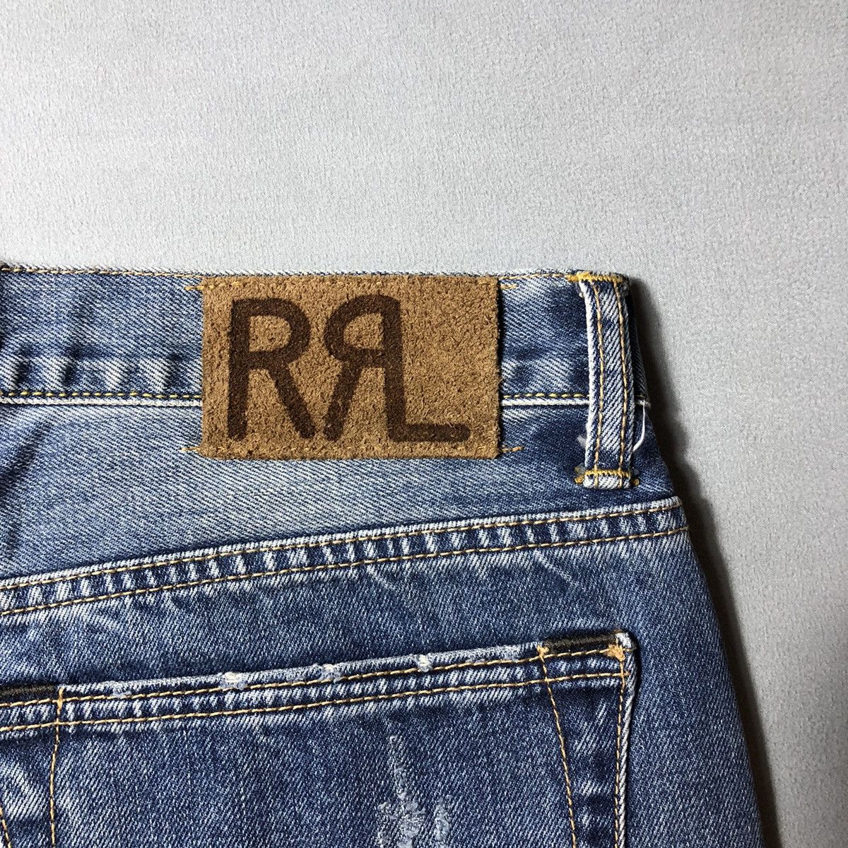RRL Ralph Lauren Rrl Ralph Lauren Slim Fit Selvedge Jeans Size US 33 - 3 Thumbnail