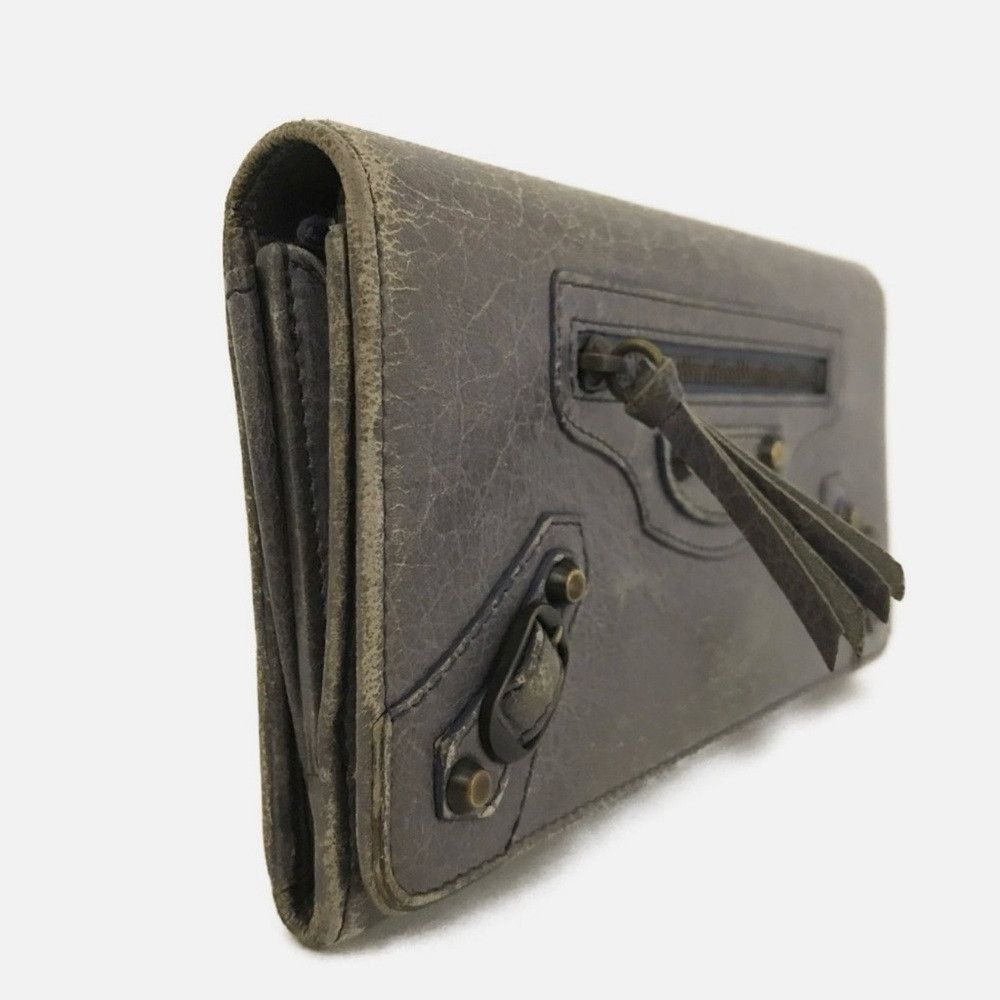 Balenciaga BALENCIAGA Classic Continental Leather Long Bifold Wallet E Size ONE SIZE - 2 Thumbnail