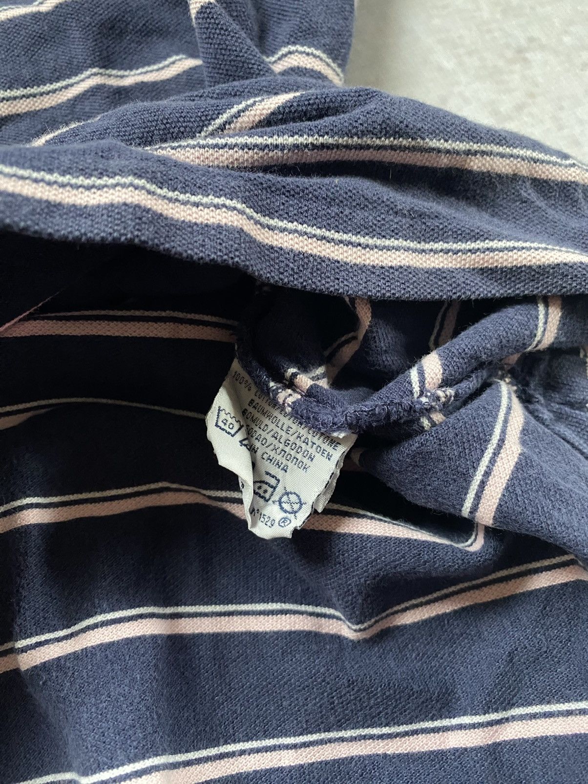 Polo Ralph Lauren × RRL Ralph Lauren × Vintage Vintage Polo Ralph Lauren Striped T-shirt Chief Keef style Size US L / EU 52-54 / 3 - 4 Thumbnail