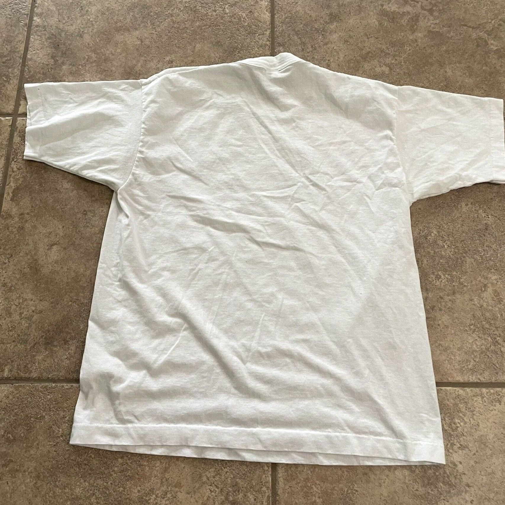 Fruit Of The Loom VINTAGE Fruit of the Loom T-Shirt Men Size Large Cotton USA Stitch Graphic White Size US L / EU 52-54 / 3 - 5 Thumbnail