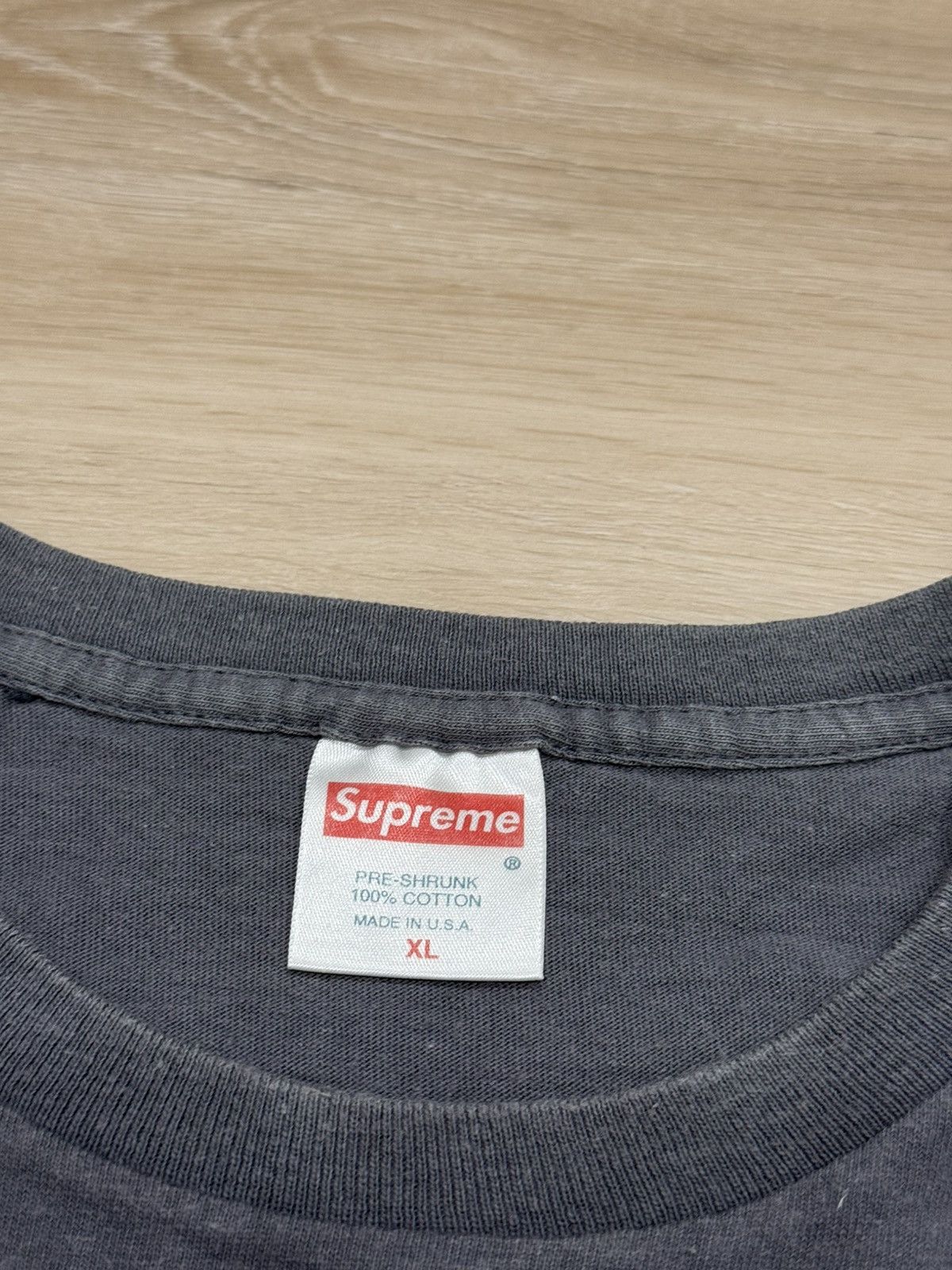 Supreme Supreme 1998 Dark Grey Tonal Box Logo Tee Size US XL / EU 56 / 4 - 11 Thumbnail