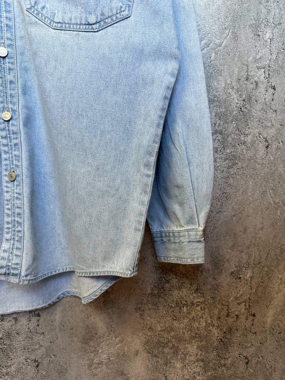 Levi's Vintage Clothing Levi's Denim Work Shirt with Blank Tab Rare 80s/90s Vintage Size US XL / EU 56 / 4 - 9 Thumbnail